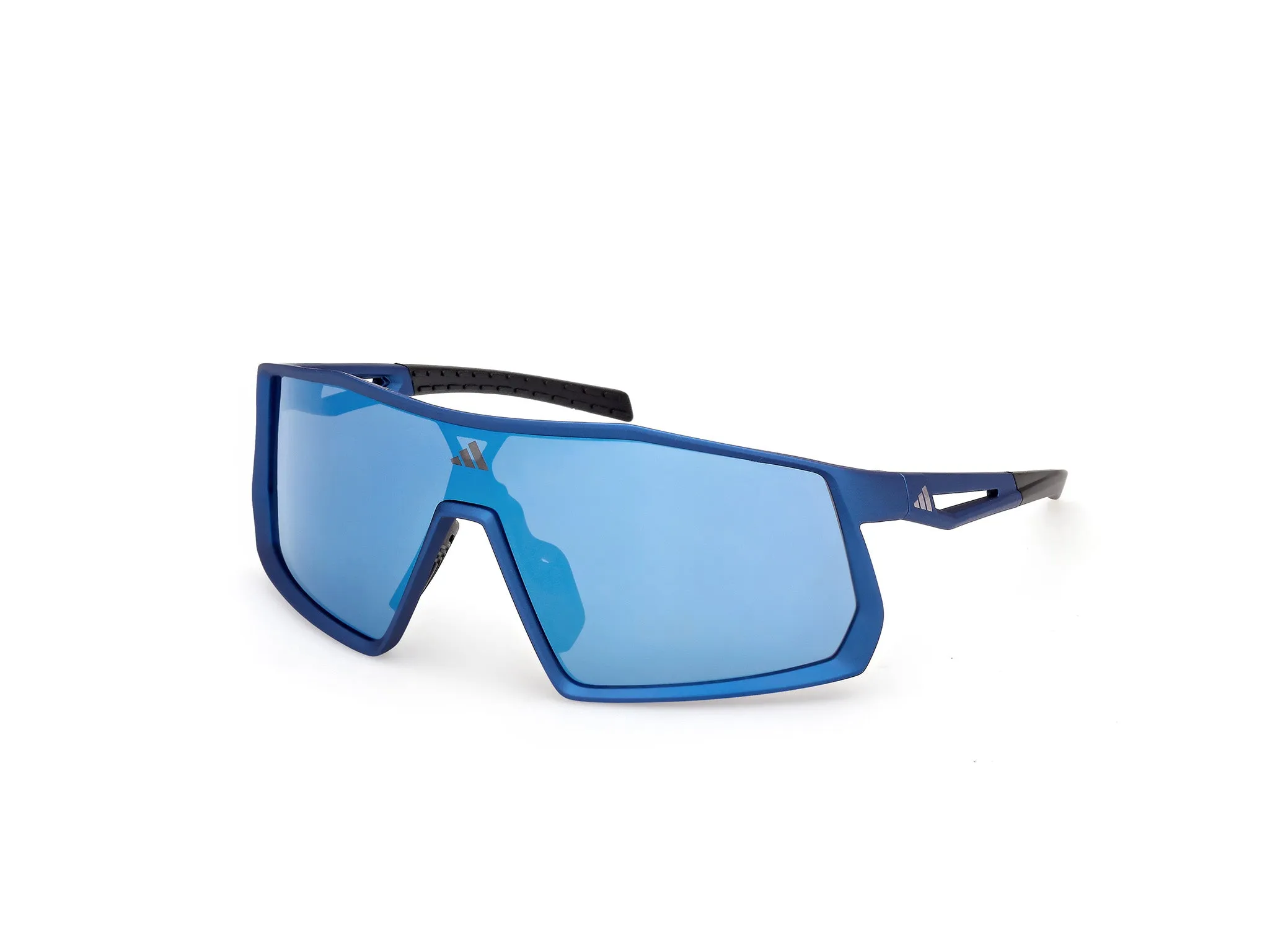 Adidas Sport SP0123 KENTRO 91X Occhiali da sole Iniettato Blu Blu Maschera Normale - immagine 1