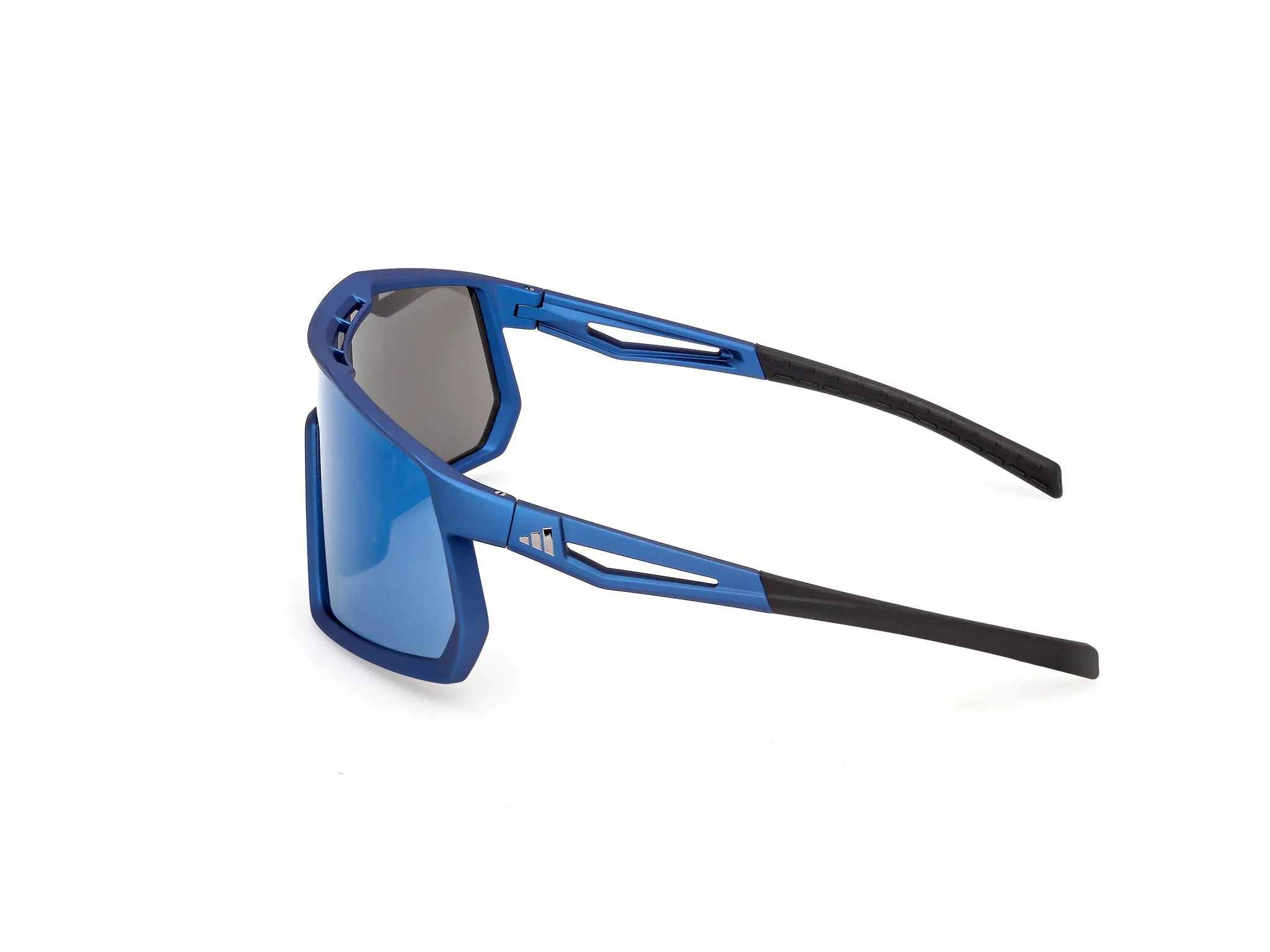 Adidas Sport SP0123 KENTRO 91X Occhiali da sole Iniettato Blu Blu Maschera Normale - immagine 3