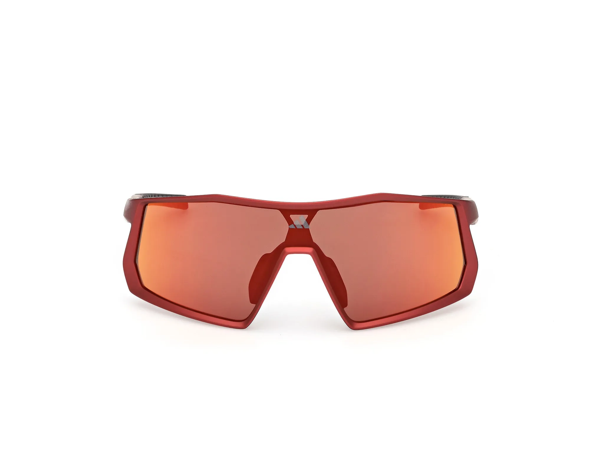 Adidas Sport SP0123 KENTRO 67L Occhiali da sole Iniettato Rosso Roviex Maschera Normale - immagine 2