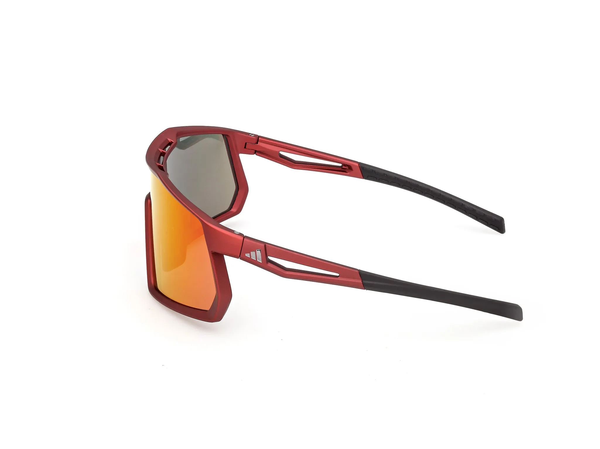 Adidas Sport SP0123 KENTRO 67L Occhiali da sole Iniettato Rosso Roviex Maschera Normale - immagine 3