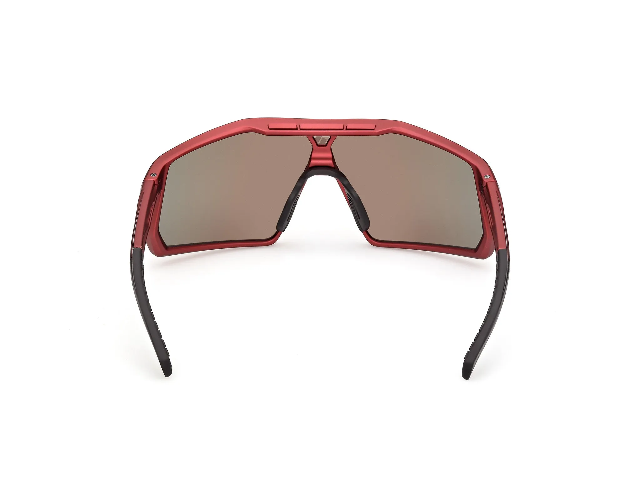 Adidas Sport SP0123 KENTRO 67L Occhiali da sole Iniettato Rosso Roviex Maschera Normale - immagine 4