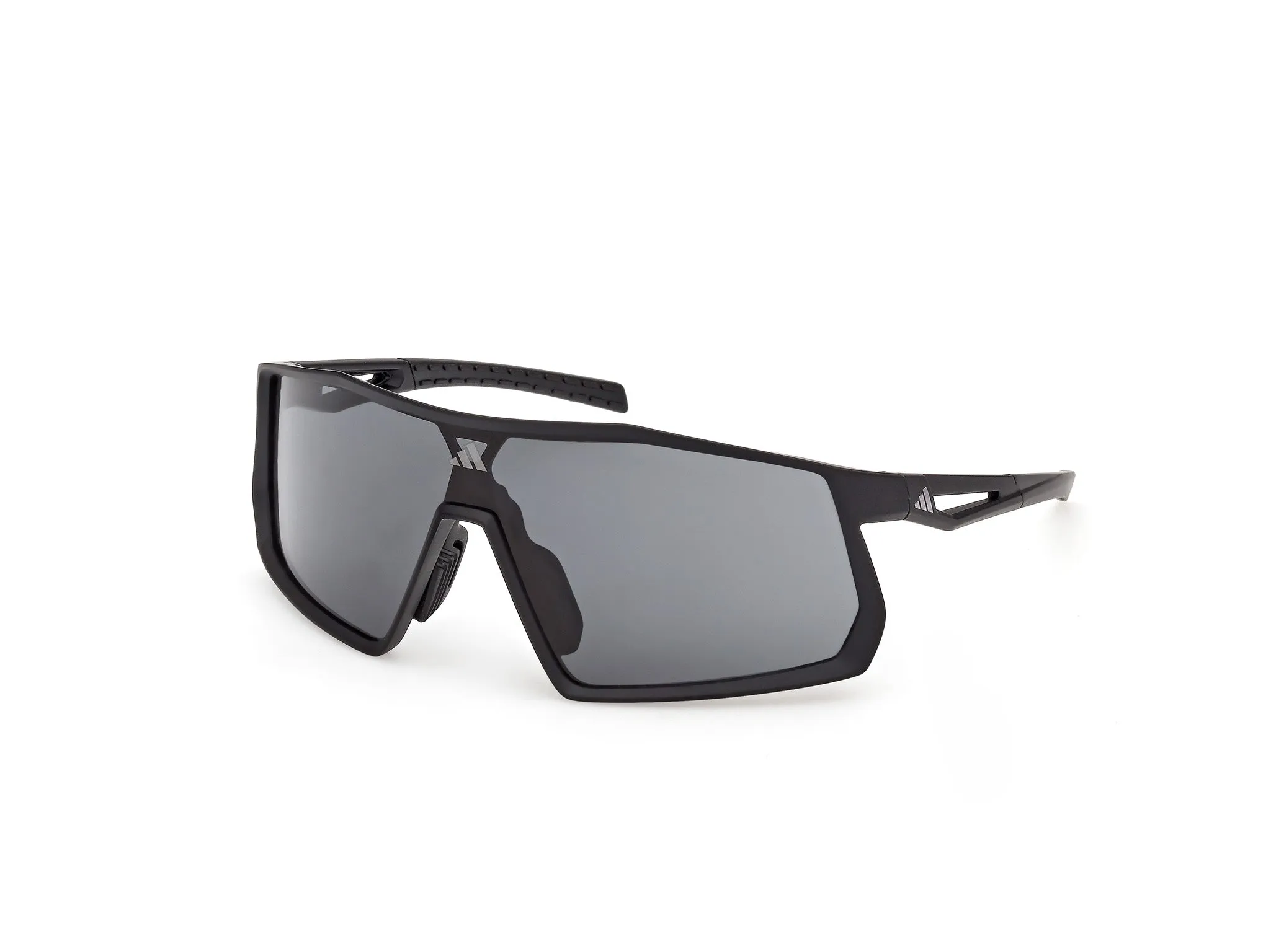 Adidas Sport SP0123 KENTRO 02A Occhiali da sole Iniettato Nero Fumo Maschera Normale - immagine 1