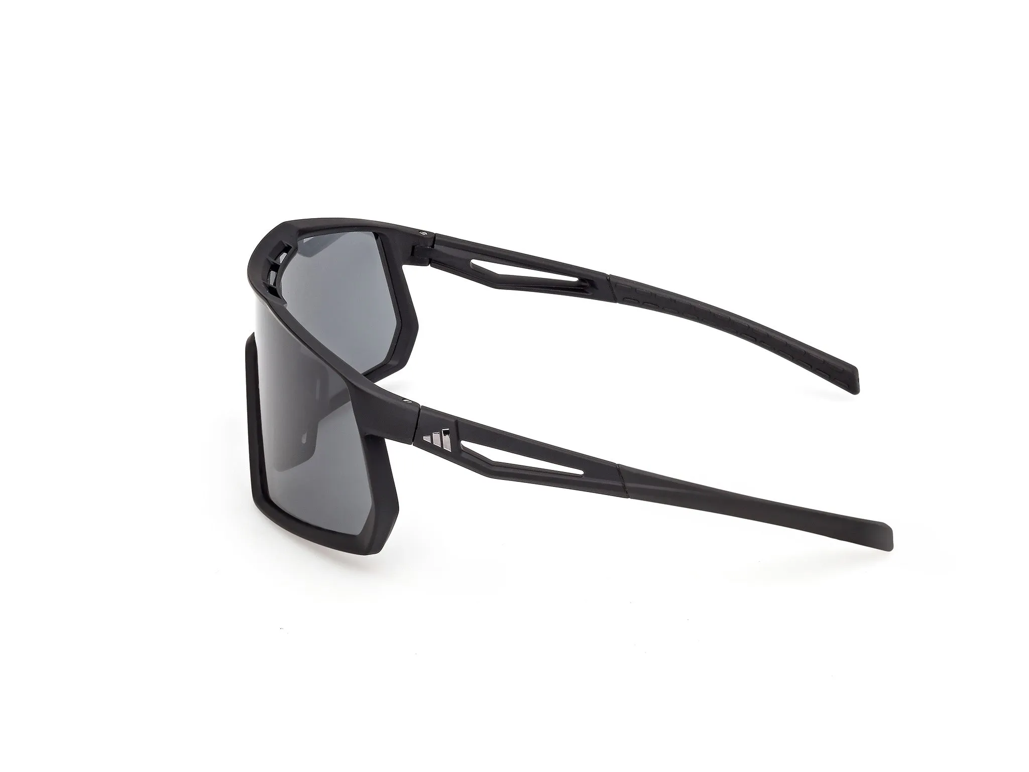 Adidas Sport SP0123 KENTRO 02A Occhiali da sole Iniettato Nero Fumo Maschera Normale - immagine 3