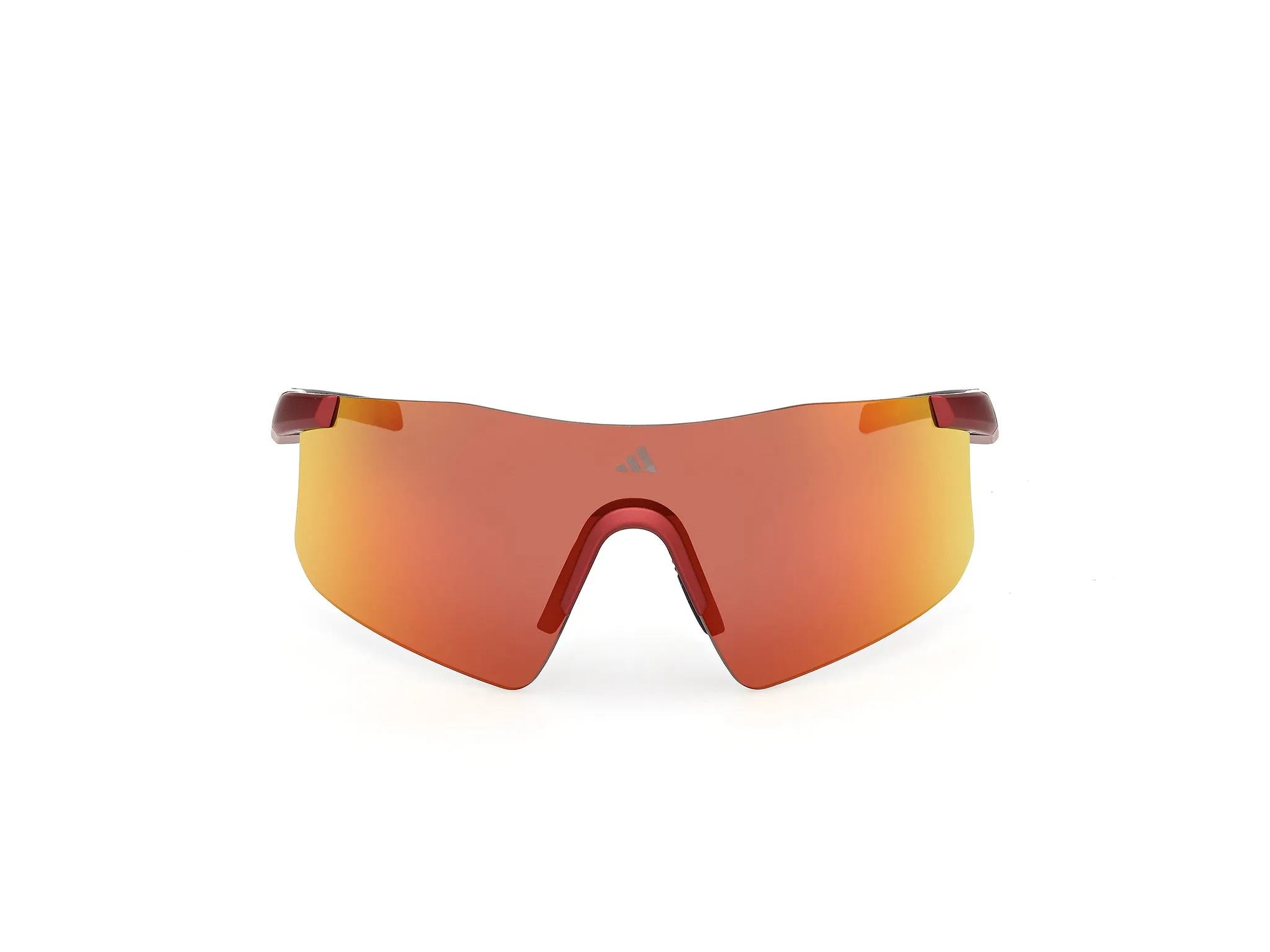 Adidas Sport SP0122 KAPHIROS 67L Occhiali da sole Iniettato Rosso Roviex Maschera Normale - immagine 2