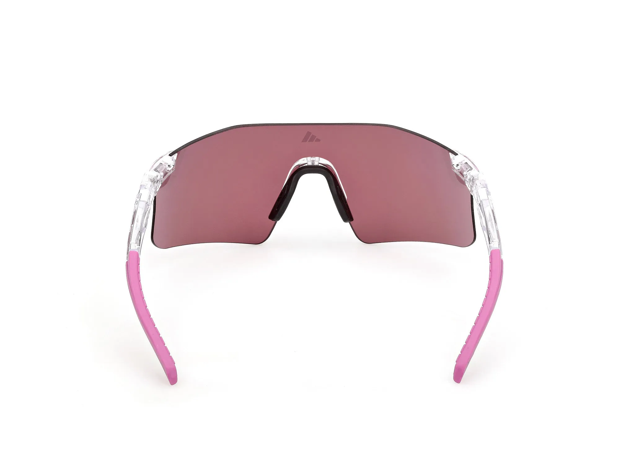 Adidas Sport SP0122 KAPHIROS 26Z Occhiali da sole Iniettato Trasparente Viola Maschera Normale - immagine 4