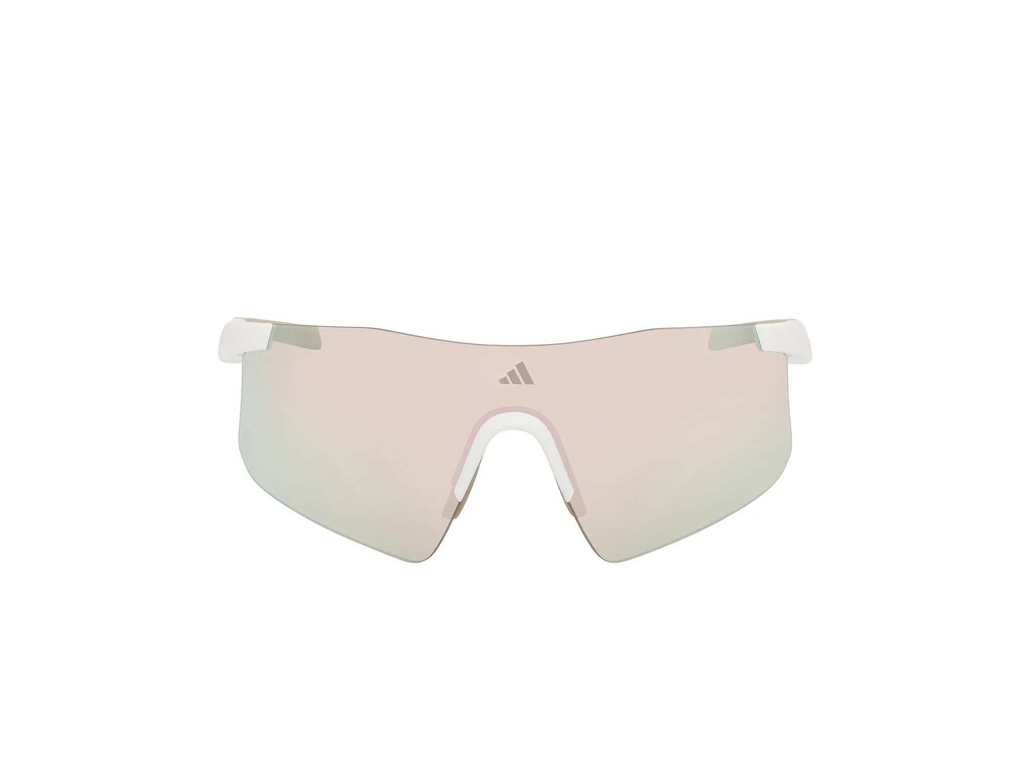Adidas Sport SP0122 KAPHIROS 21G Occhiali da sole Iniettato Bianco Marrone Maschera Normale - immagine 2