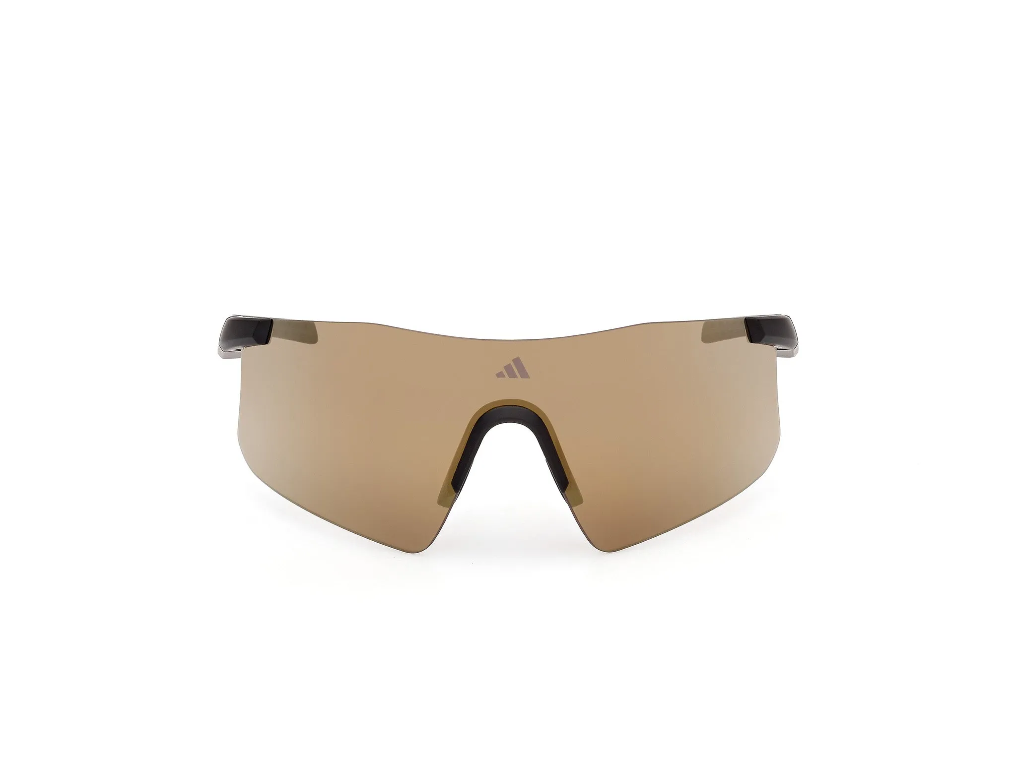 Adidas Sport SP0122 KAPHIROS 02G Occhiali da sole Iniettato Nero Marrone Maschera Normale - immagine 2