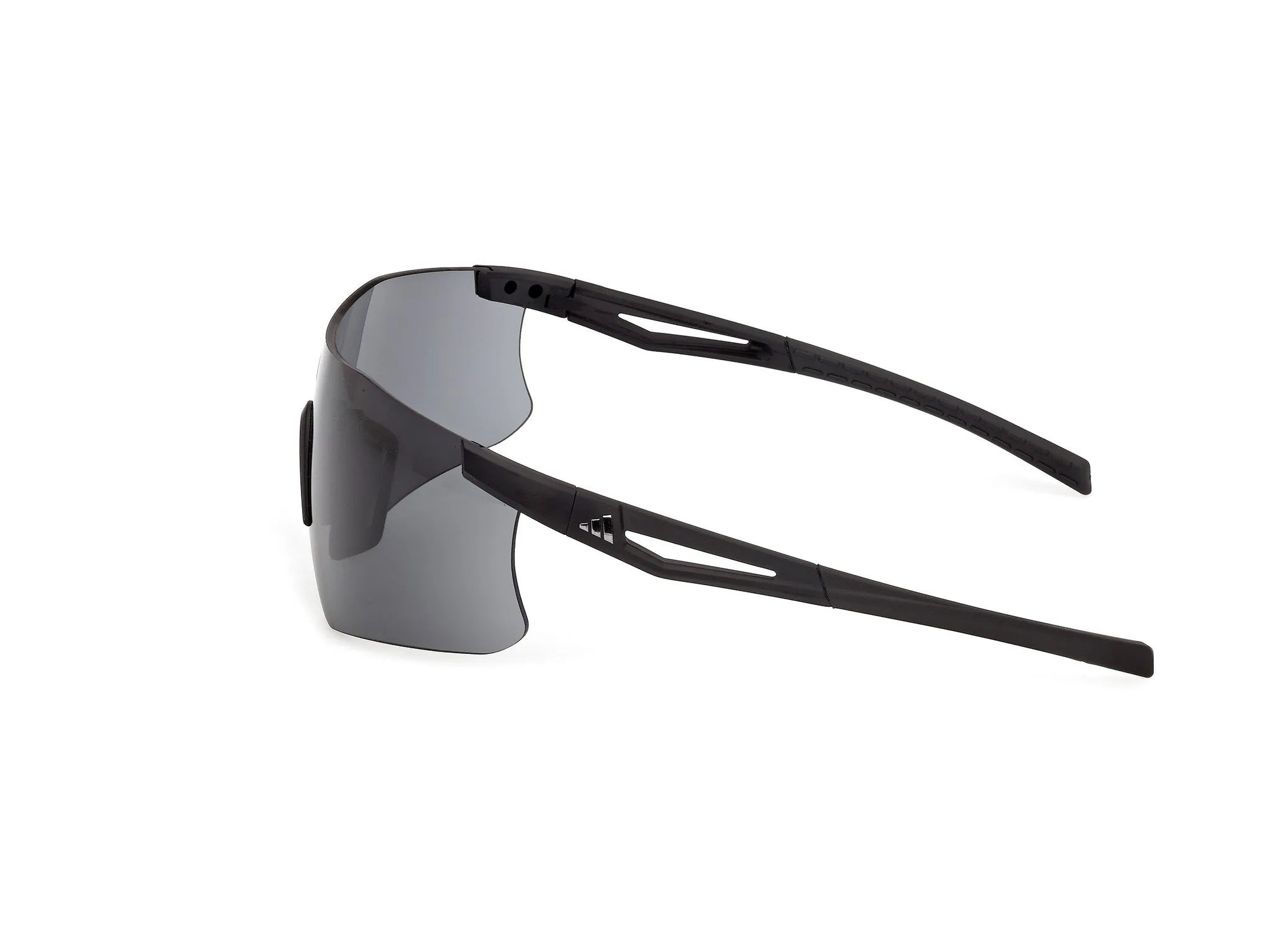 Adidas Sport SP0122 KAPHIROS 02A Occhiali da sole Iniettato Nero Fumo Maschera Normale - immagine 3
