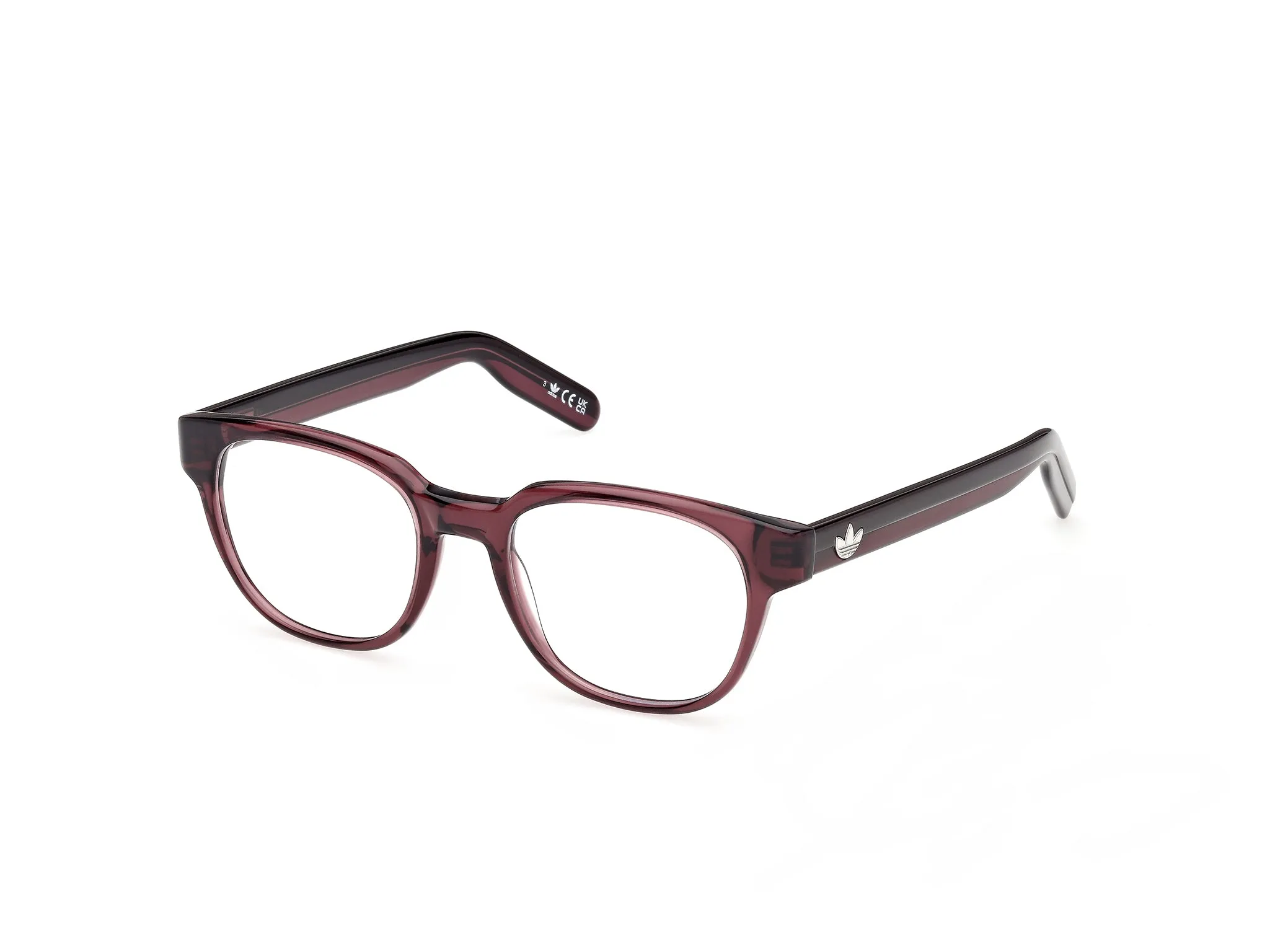 Adidas Sport OR5147 069 Montature da vista Acetato Bordeaux Geometrica Normale - immagine 1