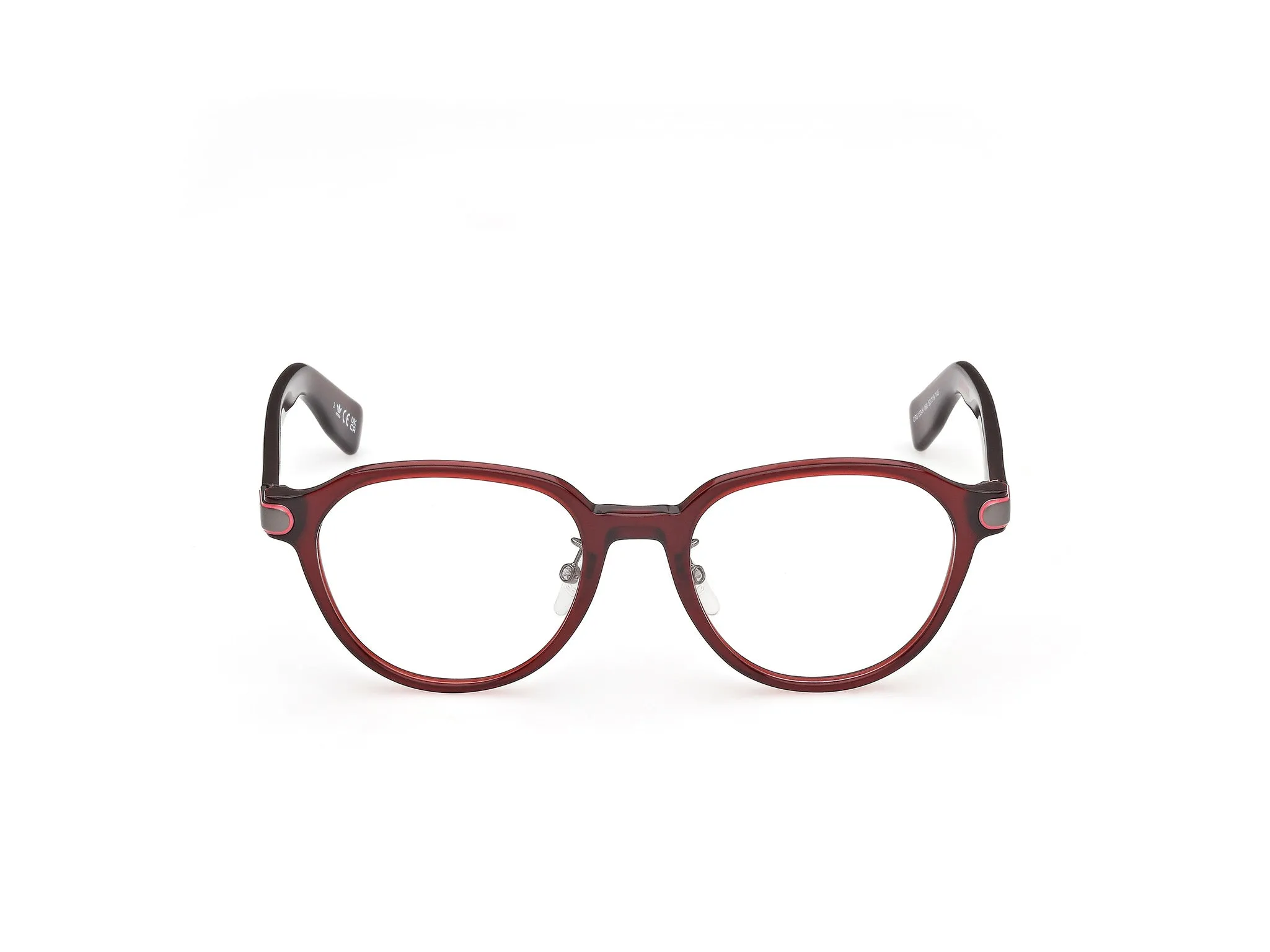 Adidas Sport OR5133-H 066 Montature da vista Acetato Rosso Rotonda Normale - immagine 2