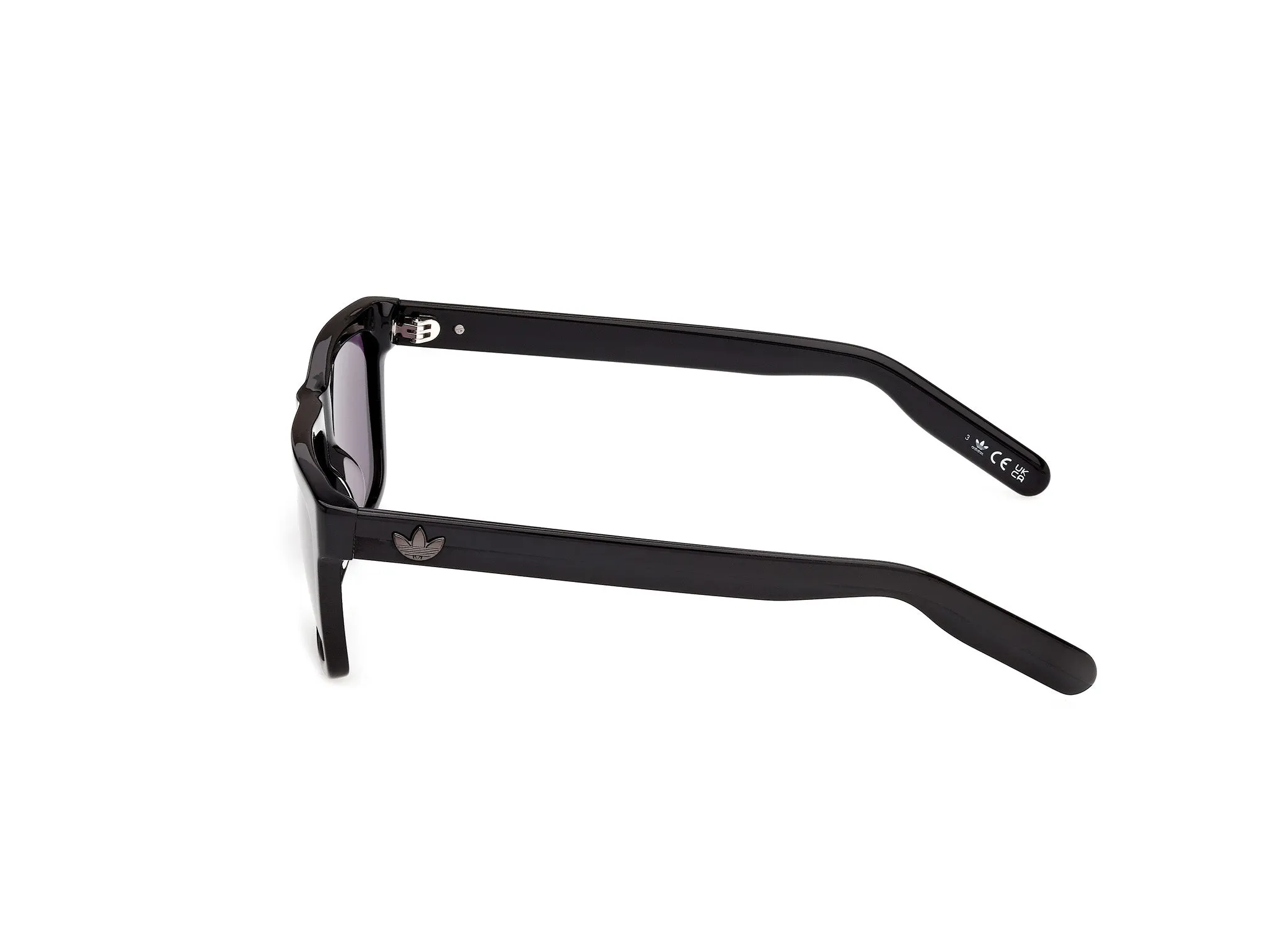 Adidas Sport OR0147 01A Occhiali da sole Acetato Nero Fumo Squadrata Normale - immagine 3