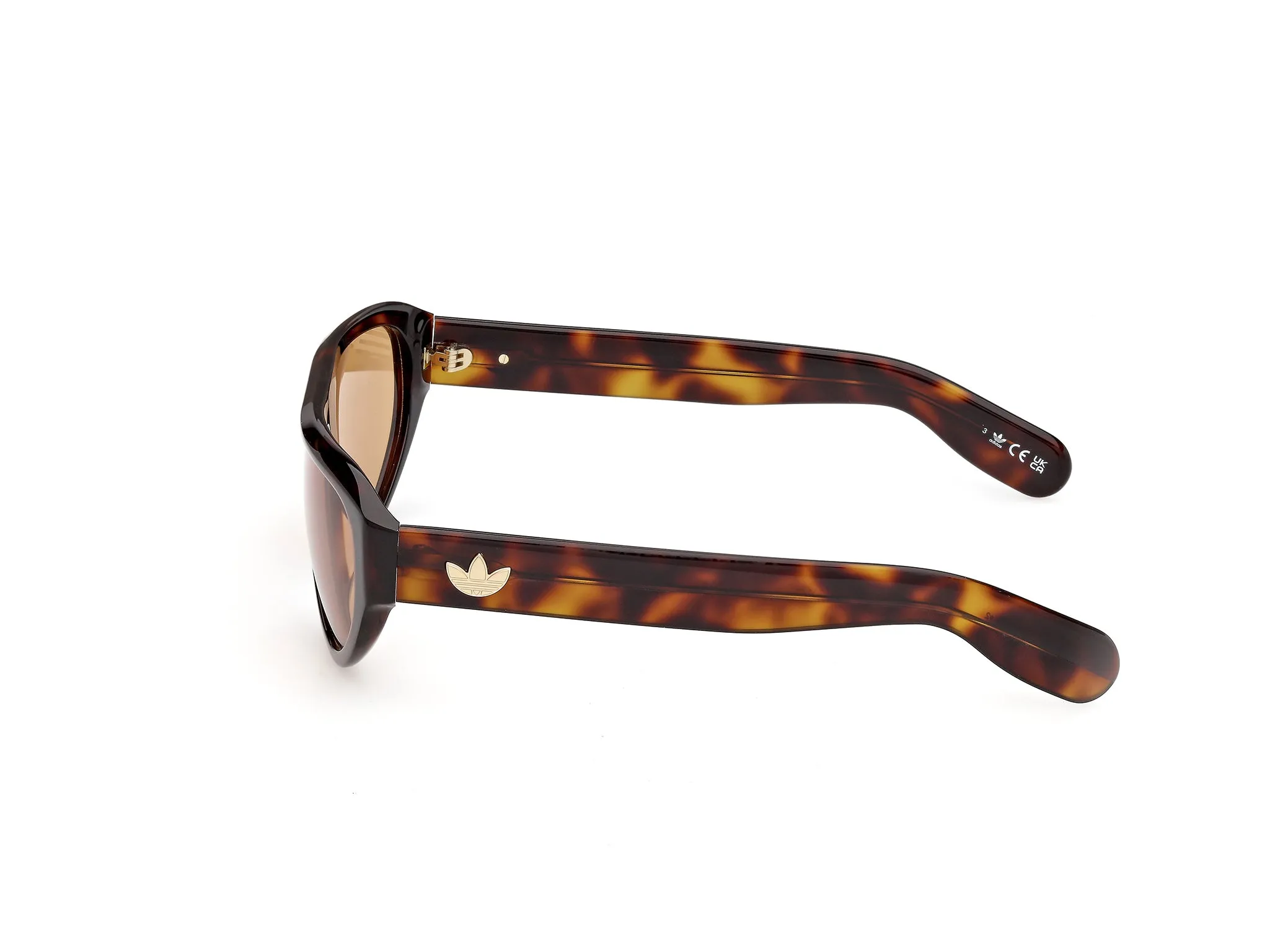 Adidas Sport OR0146 53E Occhiali da sole Acetato Havana Marrone Pilot Normale - immagine 3