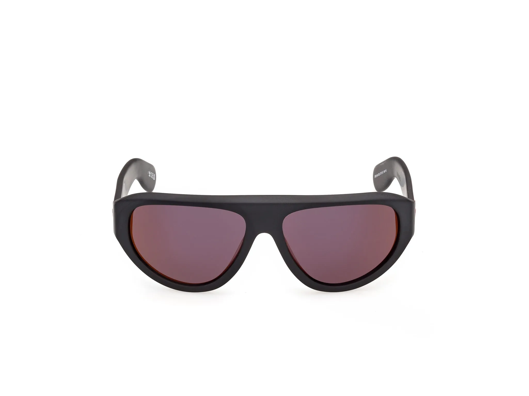 Adidas Sport OR0146 02U Occhiali da sole Acetato Nero Bordeaux Pilot Normale - immagine 2
