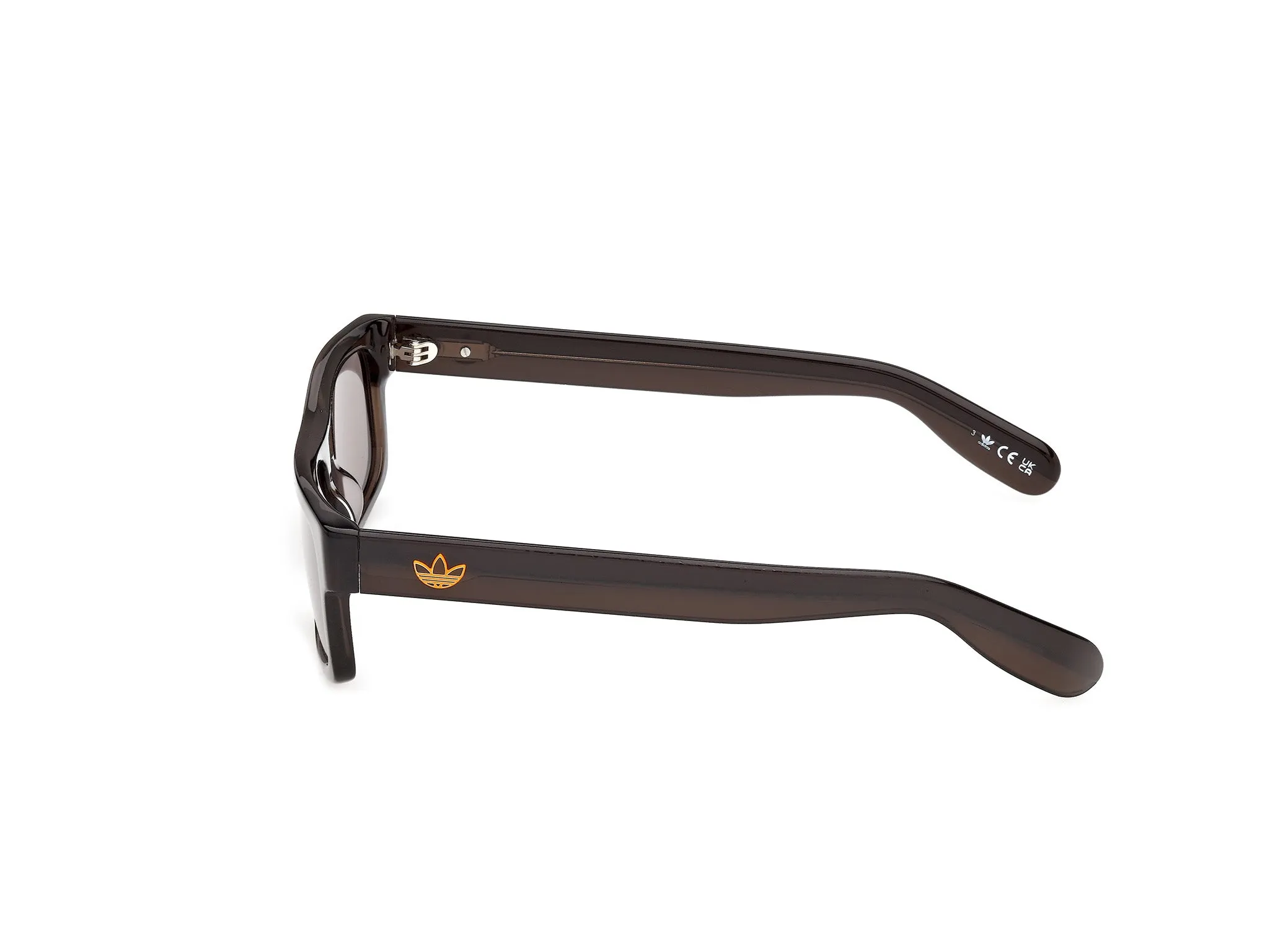 Adidas Sport OR0145 48A Occhiali da sole Acetato Marrone Fumo Squadrata Normale - immagine 3