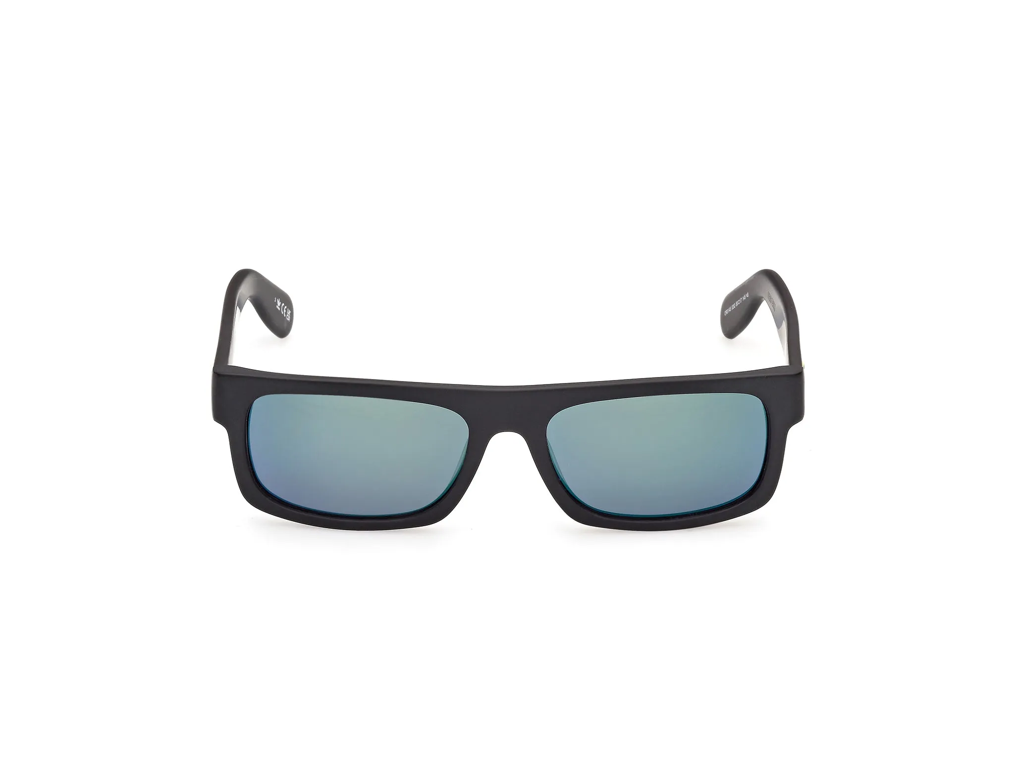 Adidas Sport OR0145 02Q Occhiali da sole Acetato Nero Verde Squadrata Normale - immagine 2