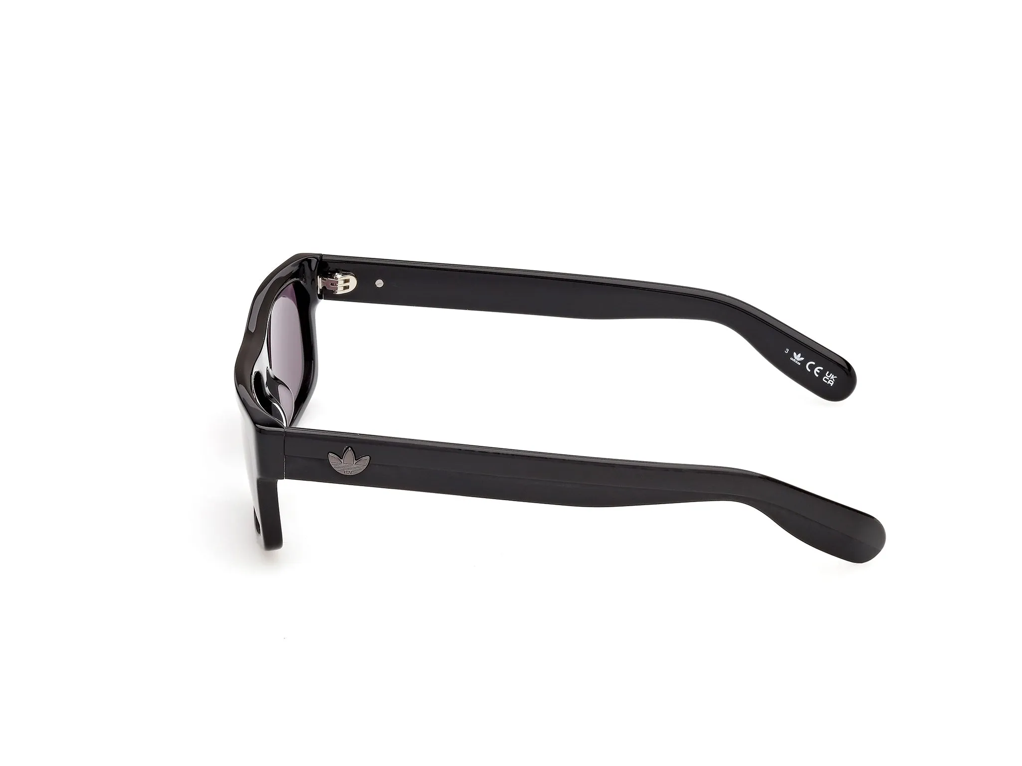 Adidas Sport OR0145 01A Occhiali da sole Acetato Nero Fumo Squadrata Normale - immagine 3