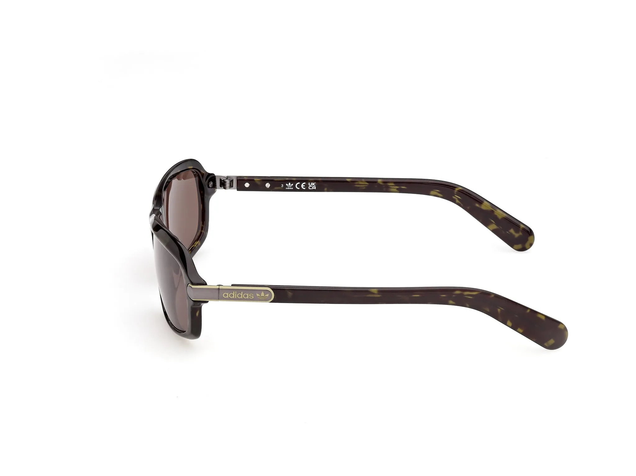 Adidas Sport OR0144 52N Occhiali da sole Acetato Havana Verde Squadrata Normale - immagine 3
