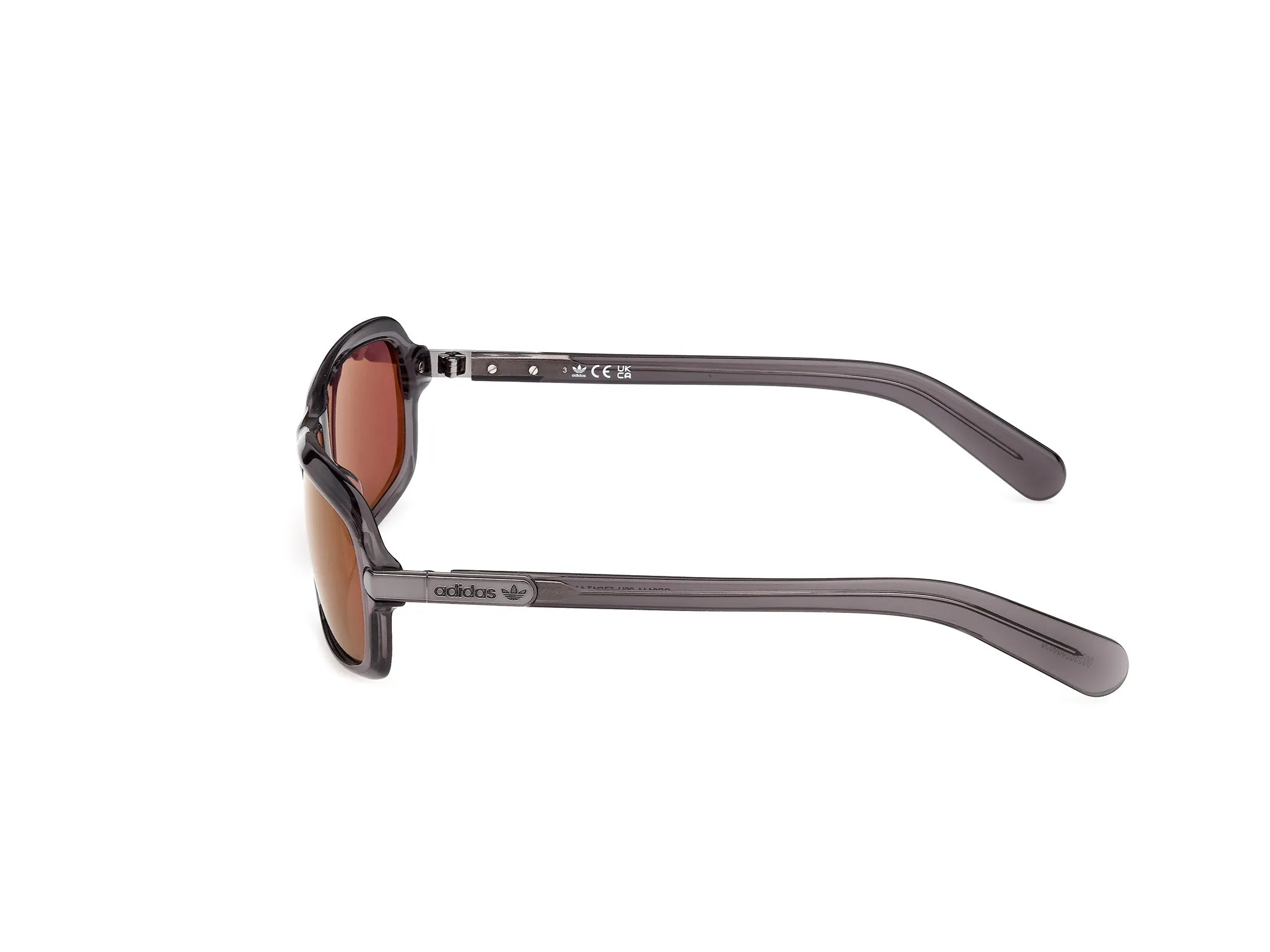 Adidas Sport OR0144 20U Occhiali da sole Acetato Grigio Bordeaux Squadrata Normale - immagine 3