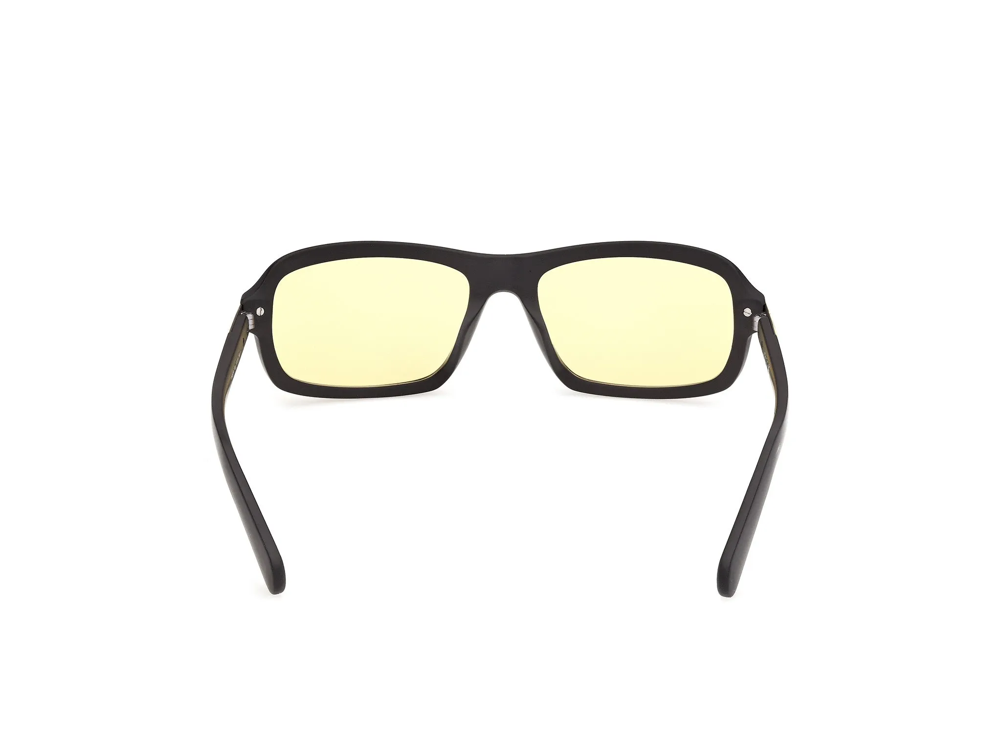 Adidas Sport OR0144 02E Occhiali da sole Acetato Nero Giallo Squadrata Normale - immagine 4