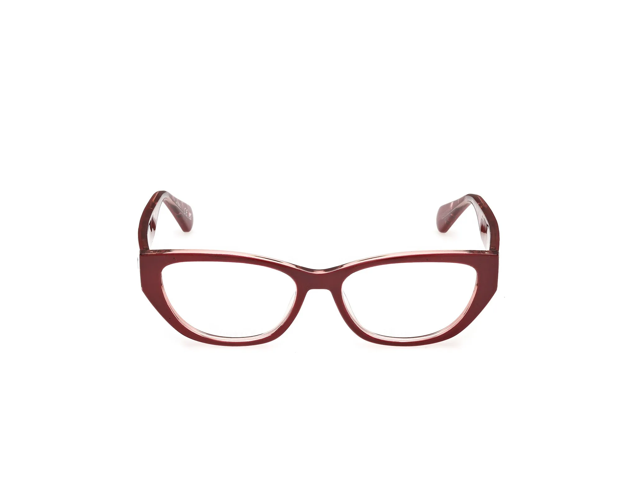 MAX&Co MO5224 066 Montature da vista Iniettato Rosso Rotonda Normale - immagine 2