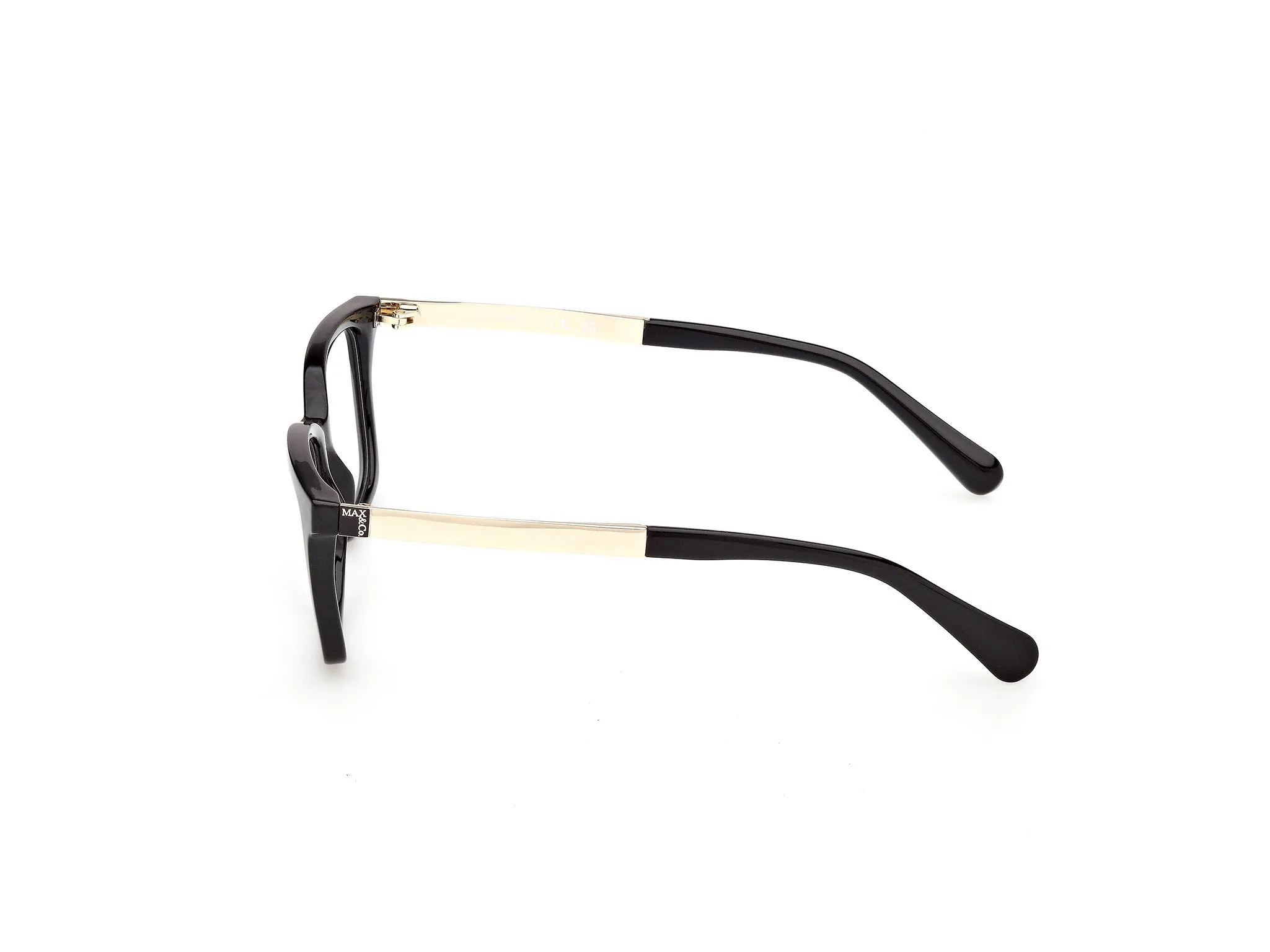 MAX&Co MO5220 001 Montature da vista Iniettato Nero Squadrata Normale - immagine 3
