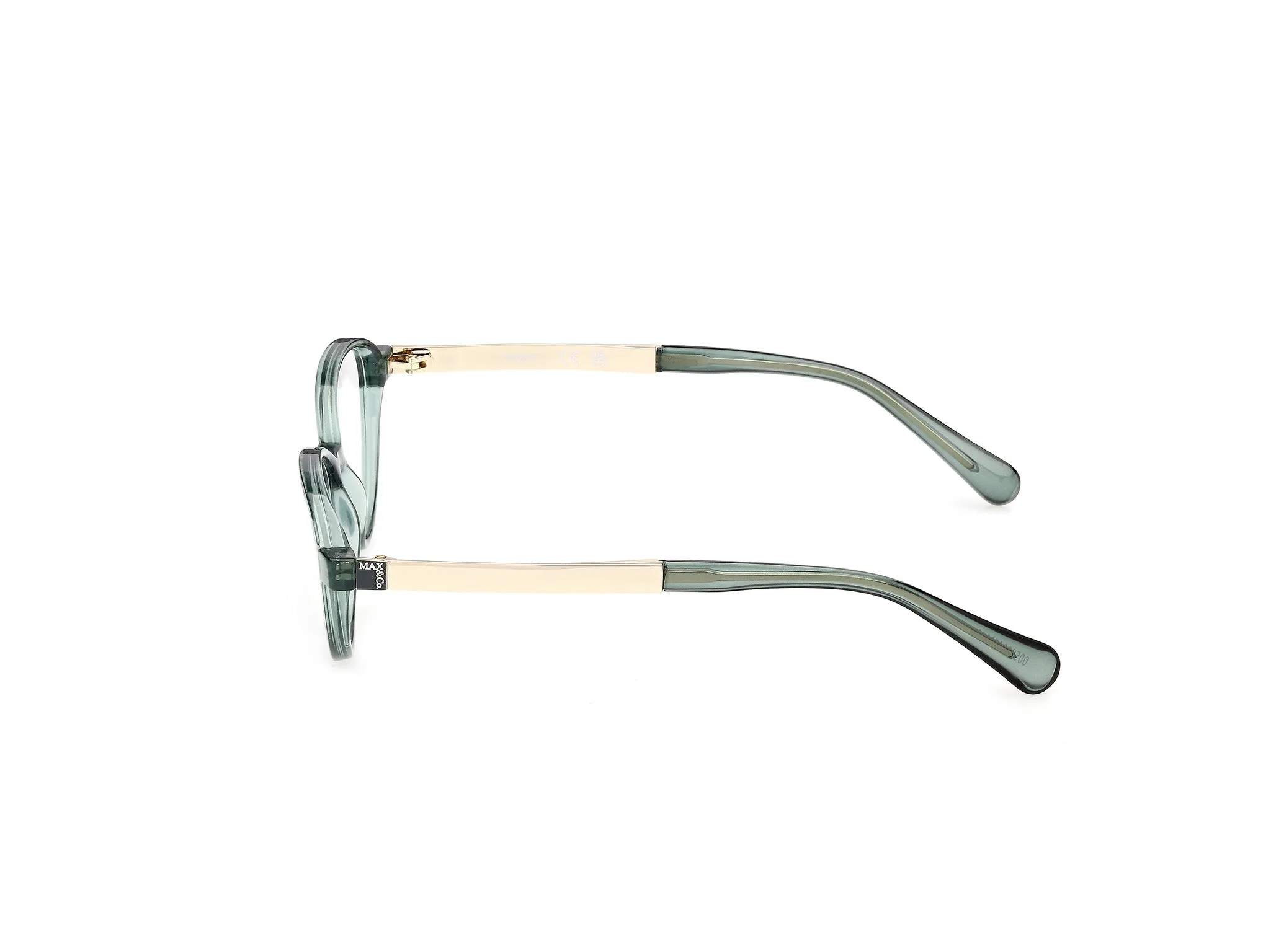 MAX&Co MO5219 093 Montature da vista Iniettato Verde Rotonda Normale - immagine 3