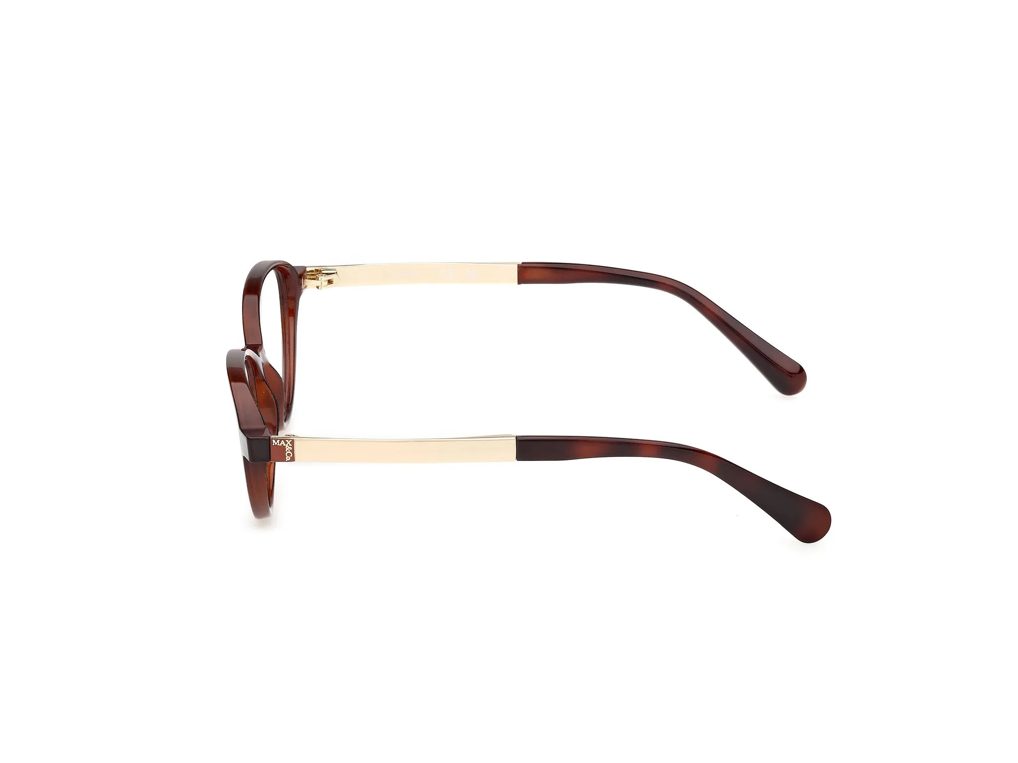 MAX&Co MO5219 052 Montature da vista Iniettato Havana Rotonda Normale - immagine 3