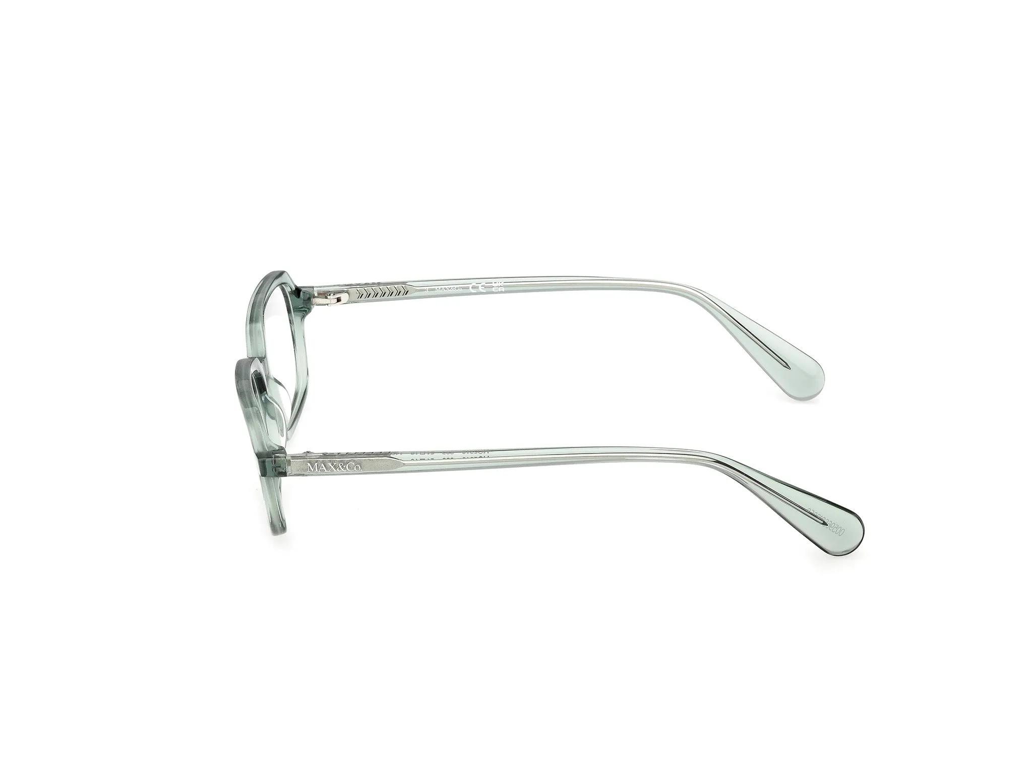 MAX&Co MO5218 093 Montature da vista Acetato Verde Squadrata Normale - immagine 3