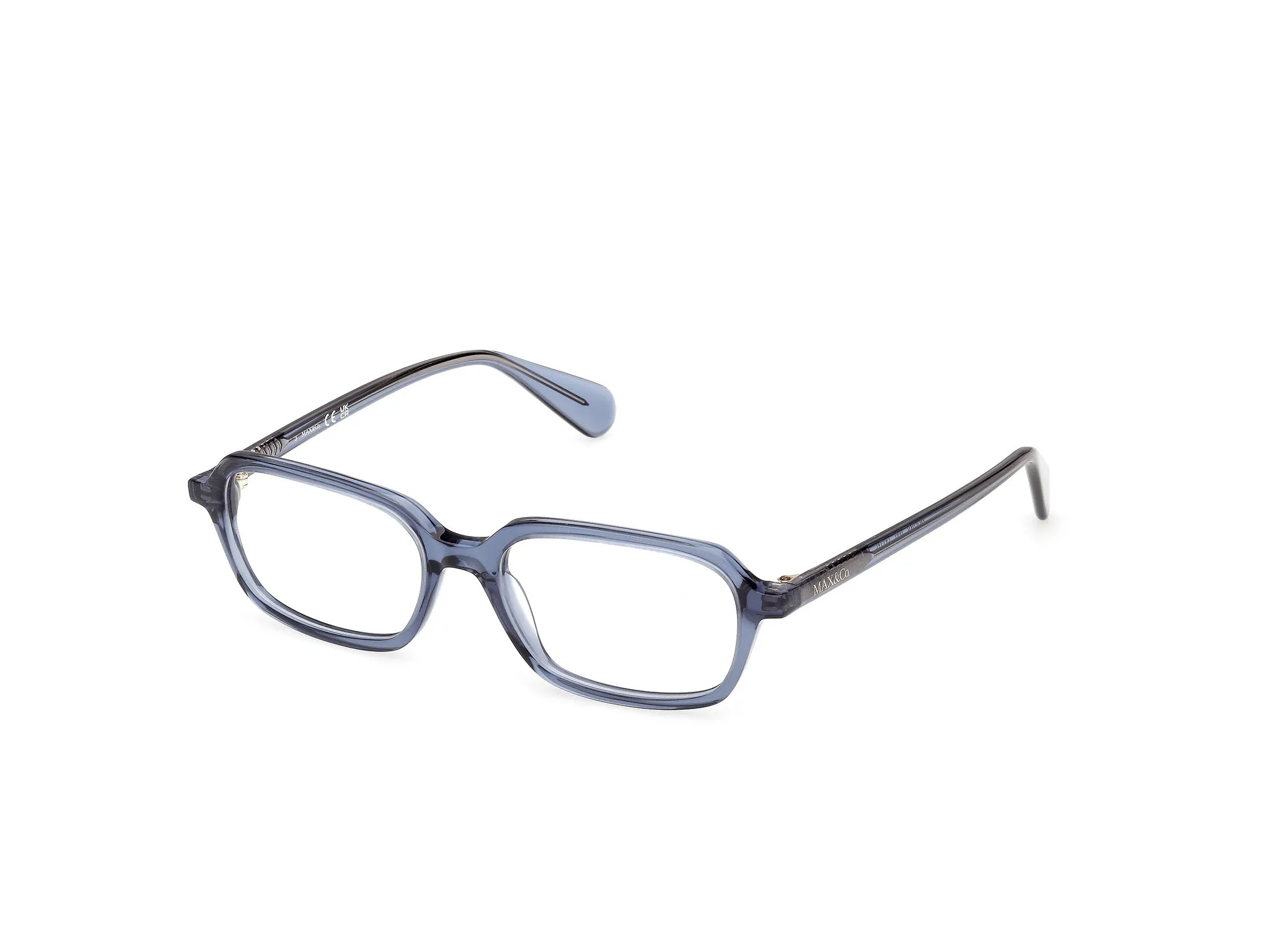 MAX&Co MO5218 090 Montature da vista Acetato Blu Squadrata Normale - immagine 1