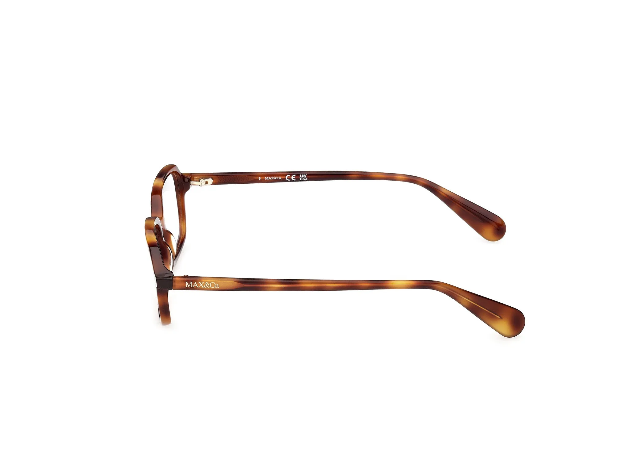 MAX&Co MO5218 052 Montature da vista Acetato Havana Squadrata Normale - immagine 3