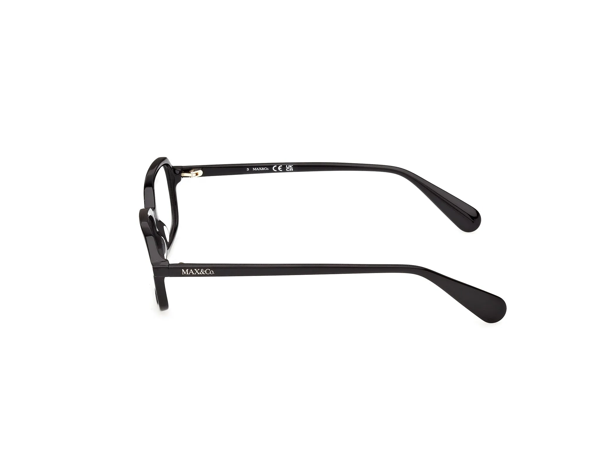 MAX&Co MO5218 001 Montature da vista Acetato Nero Squadrata Normale - immagine 3
