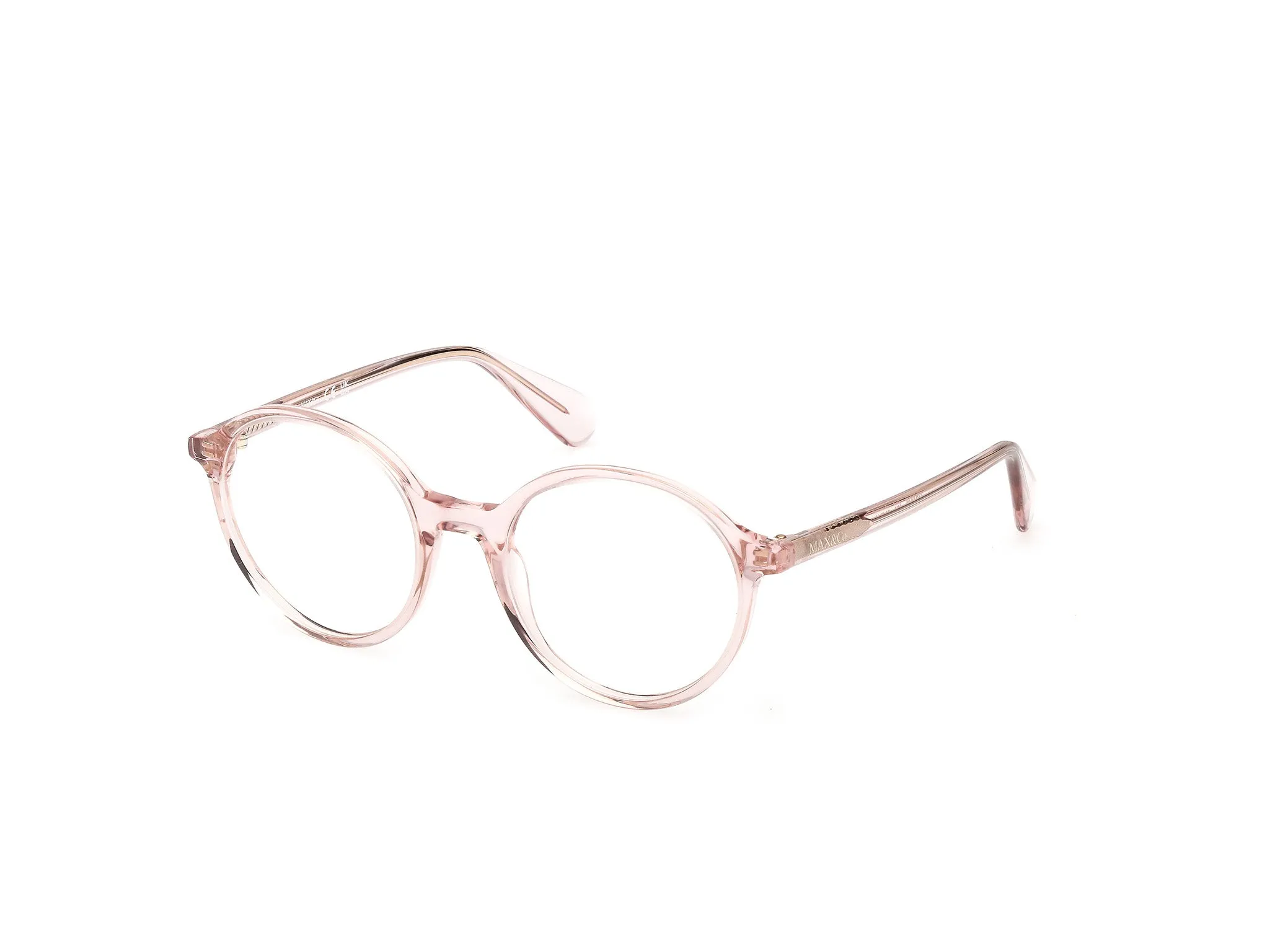 MAX&Co MO5217 072 Montature da vista Acetato Rosa Rotonda Normale - immagine 1