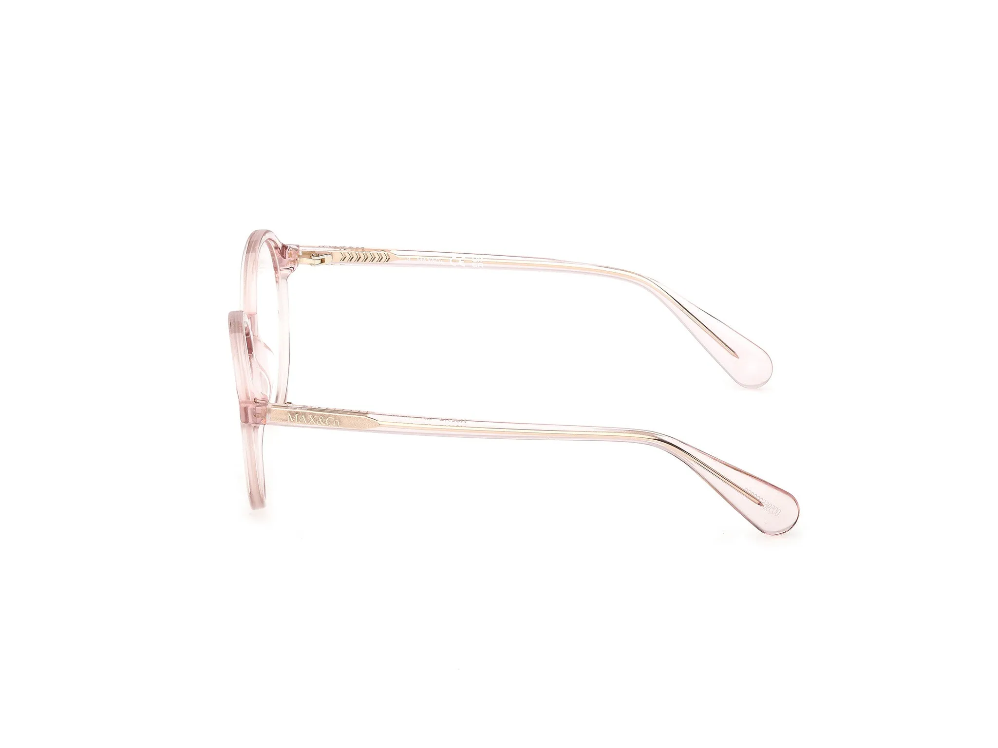 MAX&Co MO5217 072 Montature da vista Acetato Rosa Rotonda Normale - immagine 3