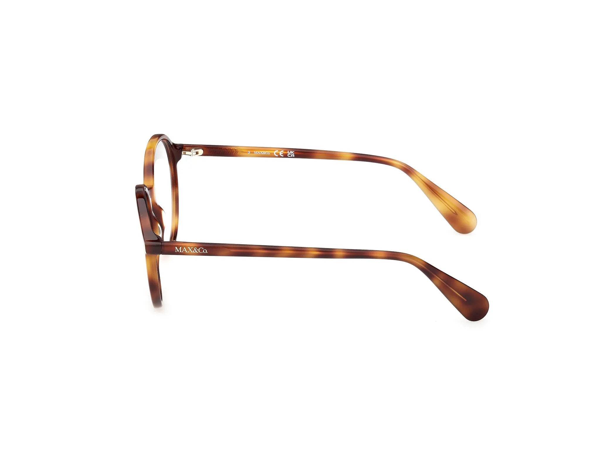 MAX&Co MO5217 052 Montature da vista Acetato Havana Rotonda Normale - immagine 3