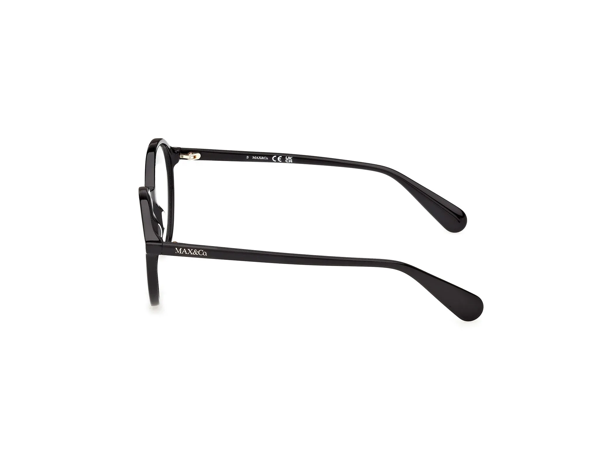 MAX&Co MO5217 001 Montature da vista Acetato Nero Rotonda Normale - immagine 3