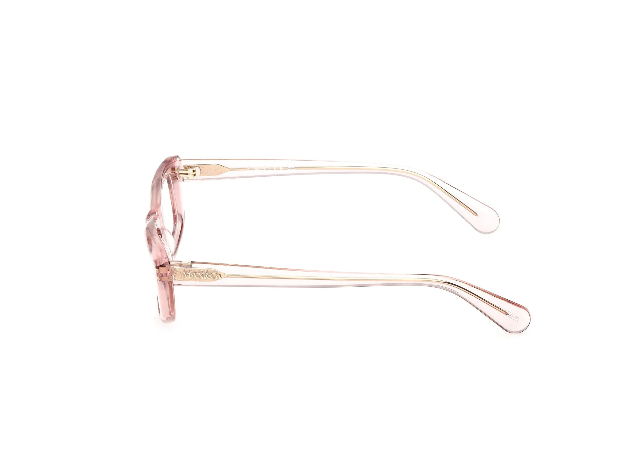 MAX&Co MO5216 072 Montature da vista Acetato Rosa Squadrata Normale - immagine 3