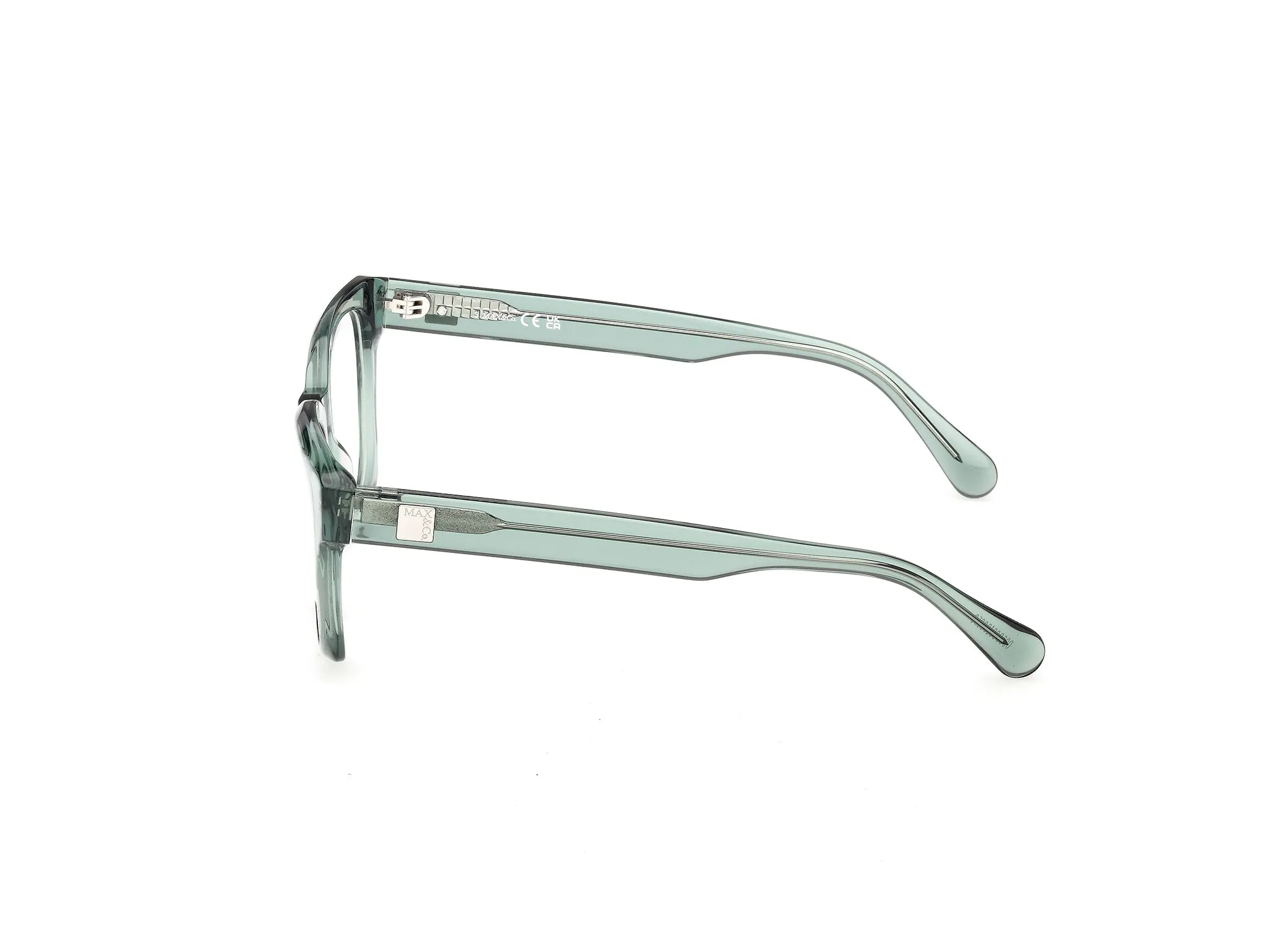 MAX&Co MO5215 093 Montature da vista Acetato Verde Squadrata Normale - immagine 3