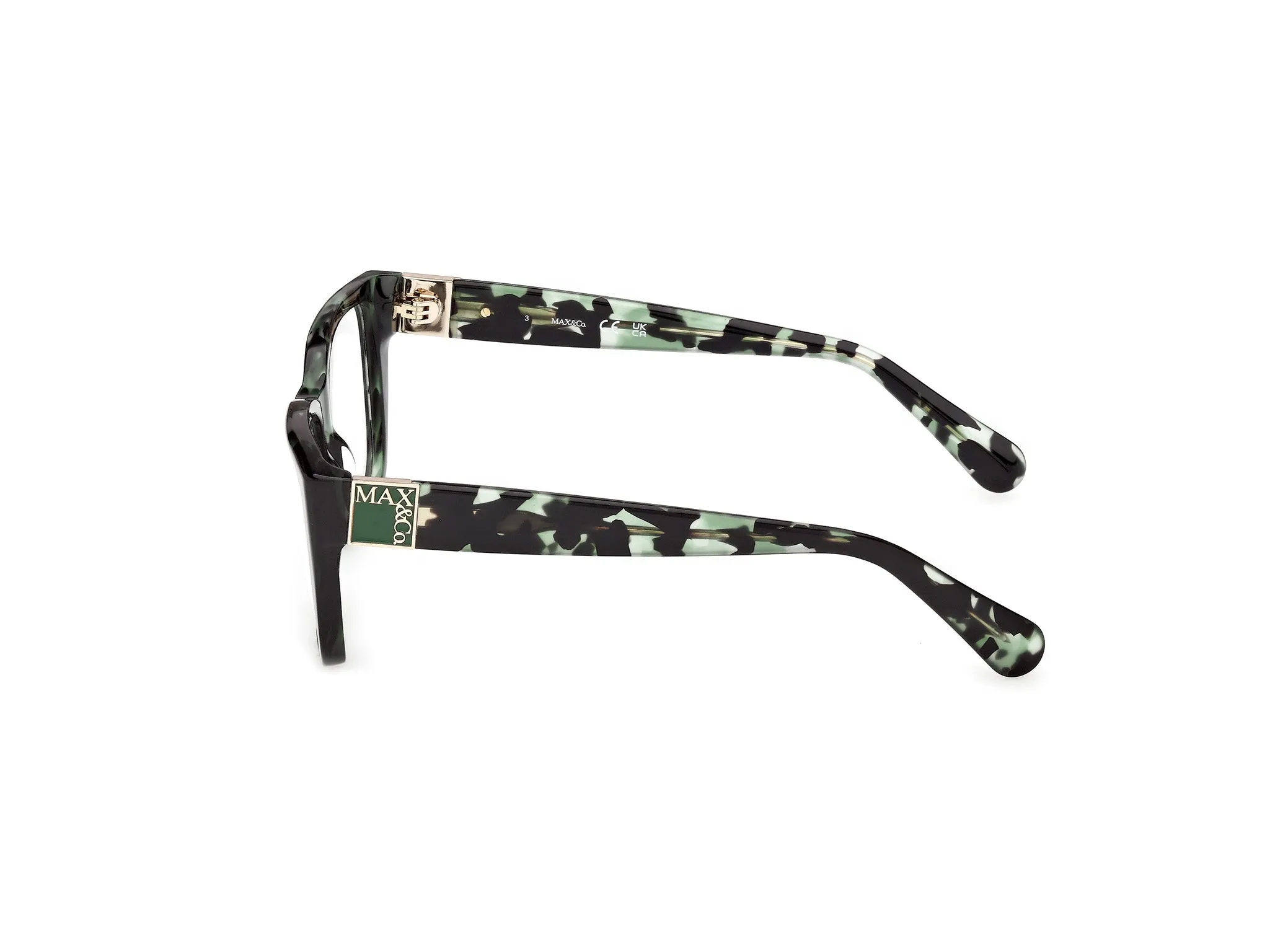 MAX&Co MO5213 055 Montature da vista Acetato Havana Squadrata Normale - immagine 3