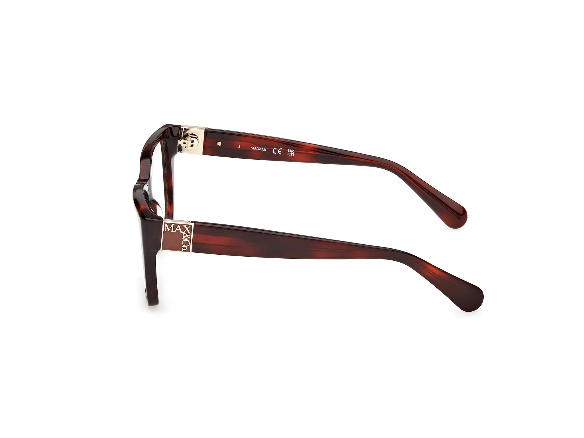 MAX&Co MO5213 052 Montature da vista Acetato Havana Squadrata Normale - immagine 3