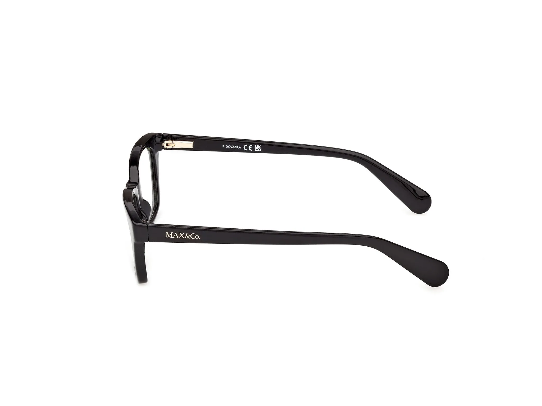 MAX&Co MO5212 001 Montature da vista Iniettato Nero Squadrata Normale - immagine 3