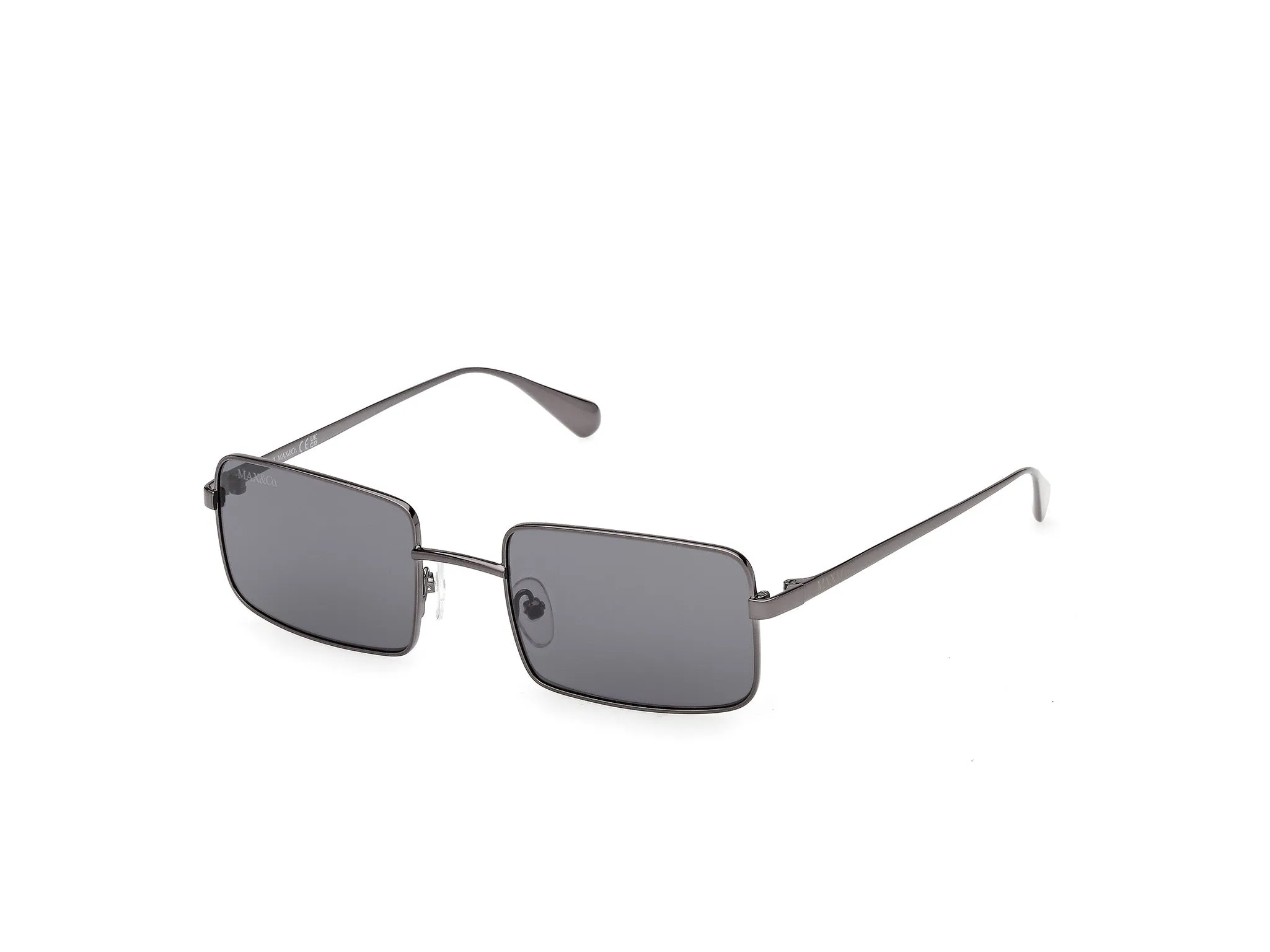 MAX&Co MO0161 08A Occhiali da sole Metallo Canna di fucile Fumo Squadrata Normale - immagine 1