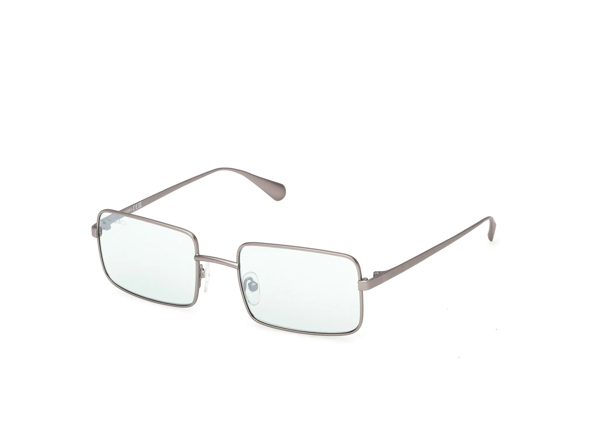 MAX&Co MO0161 13Q Occhiali da sole Metallo Grigio Verde Squadrata Normale - immagine 1
