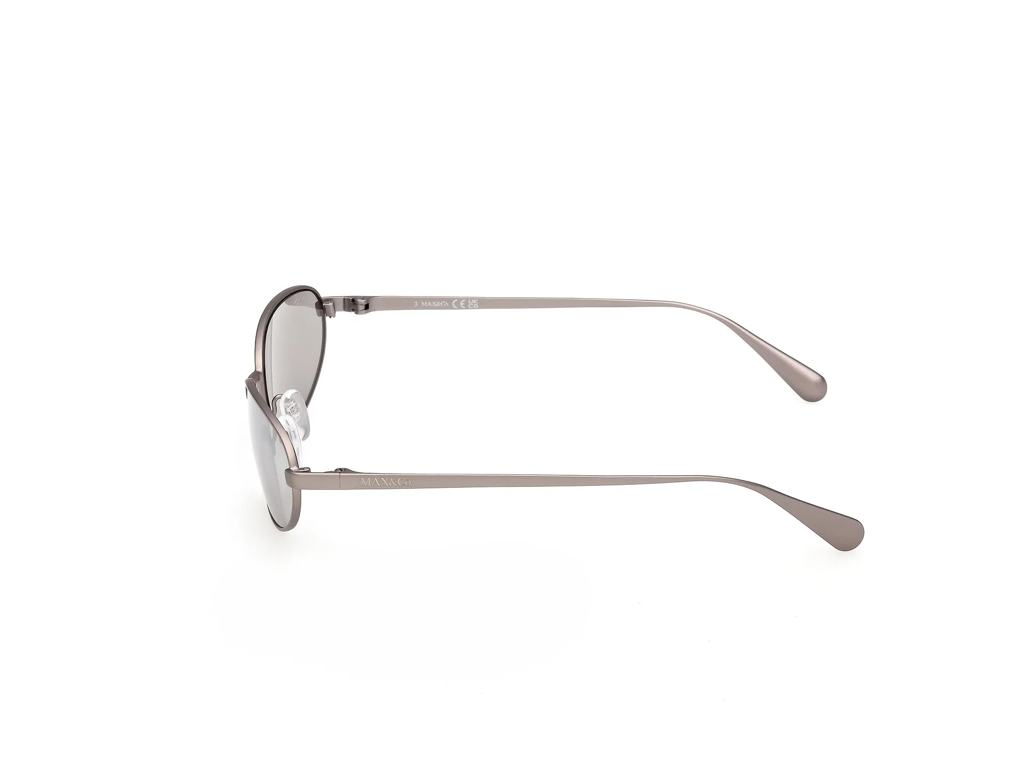 MAX&Co MO0160 13C Occhiali da sole Metallo Grigio Fumo Rotonda Normale - immagine 3