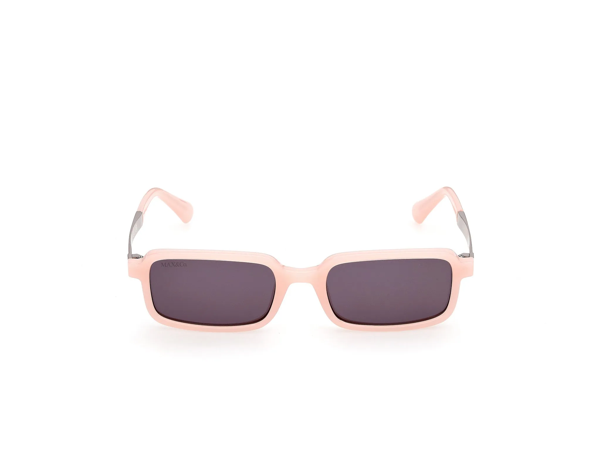 MAX&Co MO0159 72A Occhiali da sole Iniettato Rosa Fumo Squadrata Normale - immagine 2