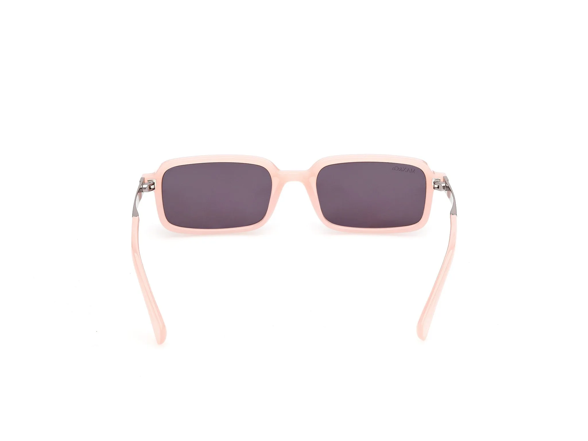 MAX&Co MO0159 72A Occhiali da sole Iniettato Rosa Fumo Squadrata Normale - immagine 4
