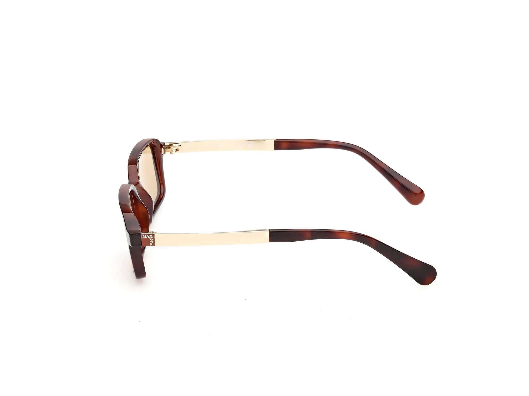 MAX&Co MO0159 52J Occhiali da sole Iniettato Havana Roviex Squadrata Normale - immagine 3