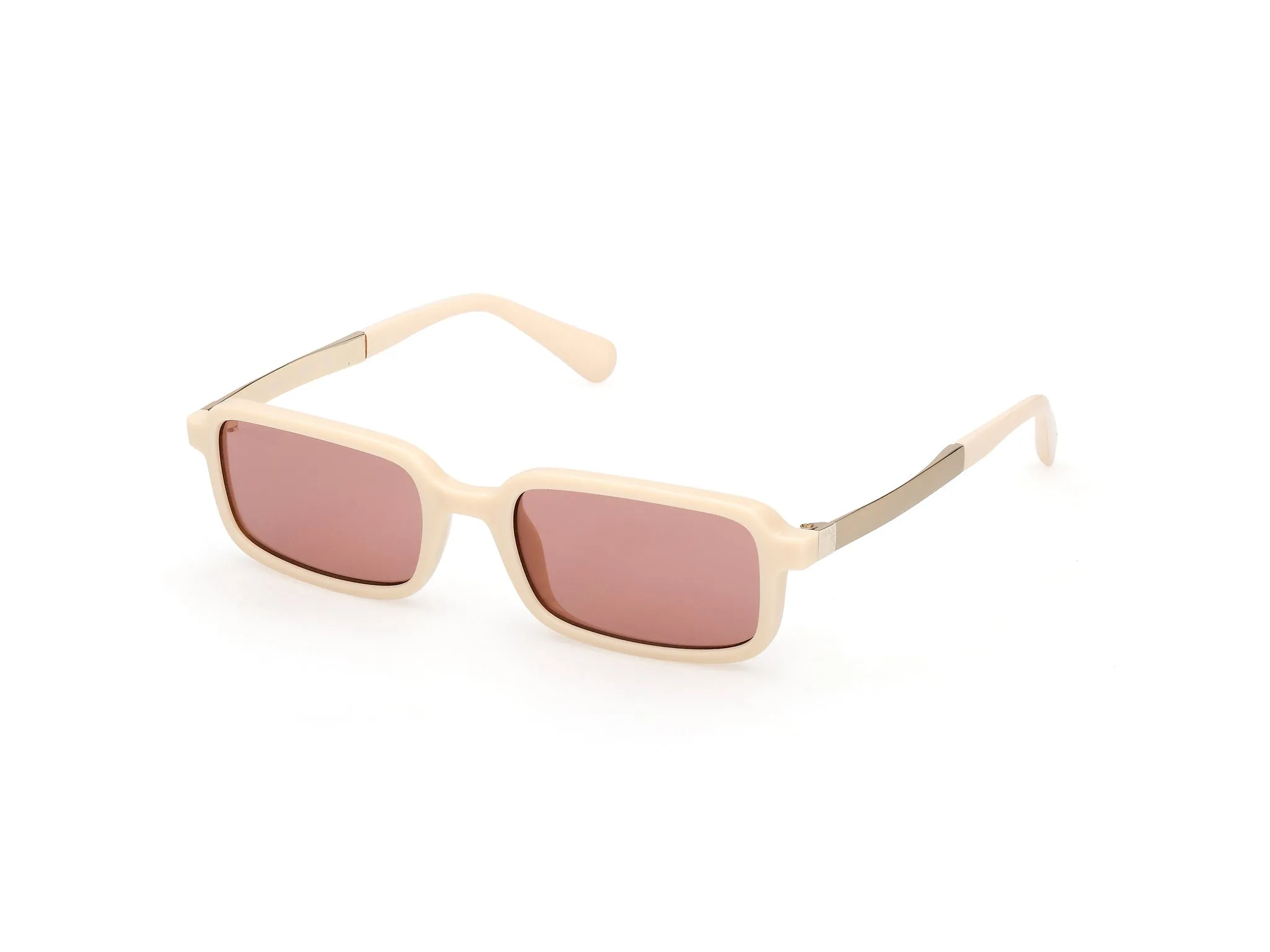 MAX&Co MO0159 21S Occhiali da sole Iniettato Bianco Bordeaux Squadrata Normale - immagine 1