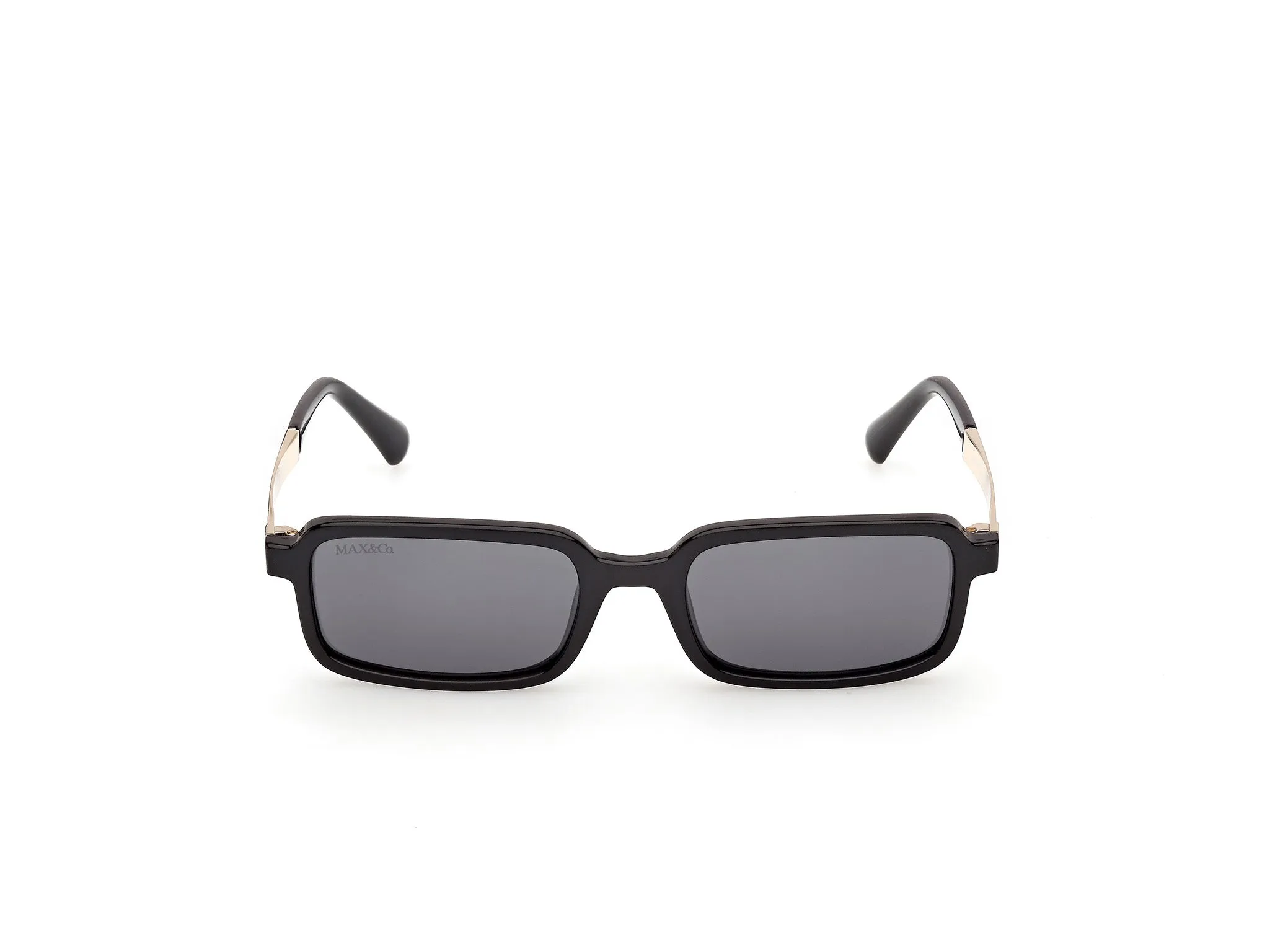 MAX&Co MO0159 01A Occhiali da sole Iniettato Nero Fumo Squadrata Normale - immagine 2