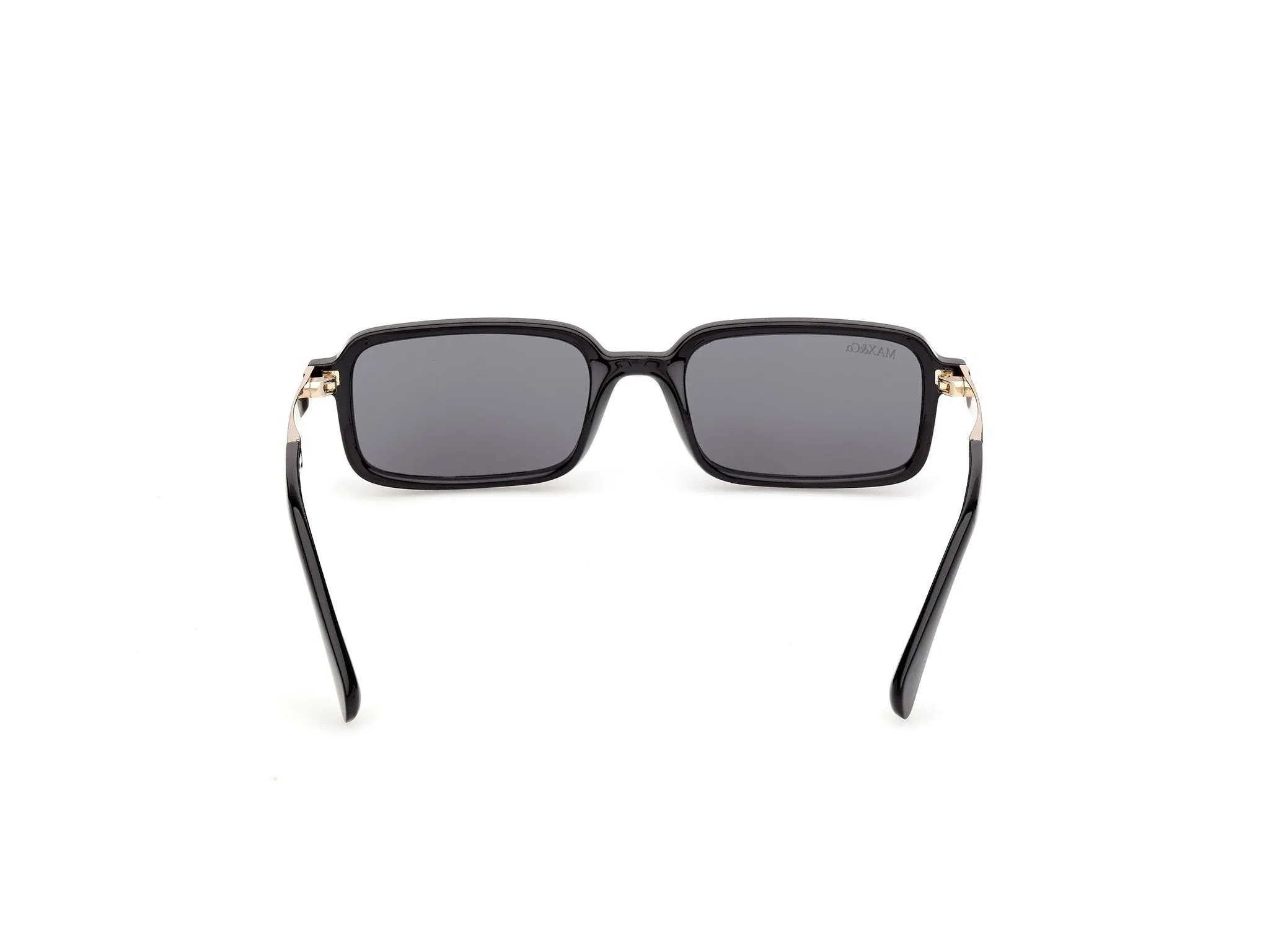 MAX&Co MO0159 01A Occhiali da sole Iniettato Nero Fumo Squadrata Normale - immagine 4