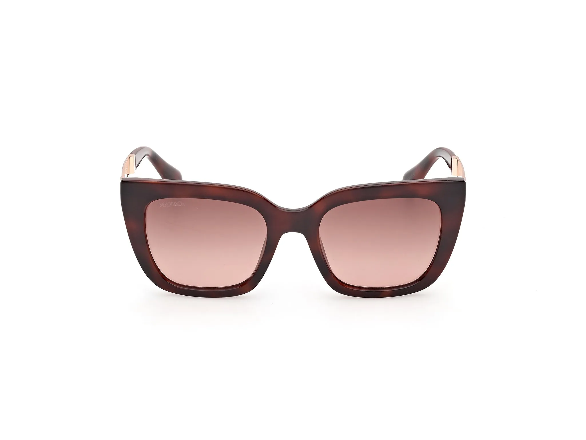 MAX&Co MO0157 52F Occhiali da sole Iniettato Havana Marrone Cat Eye Normale - immagine 2